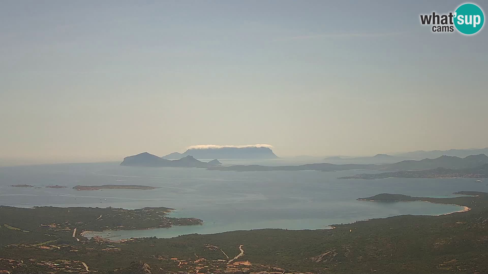 Monte Moro webcam Costa Smeralda vista panoramica Sardegna