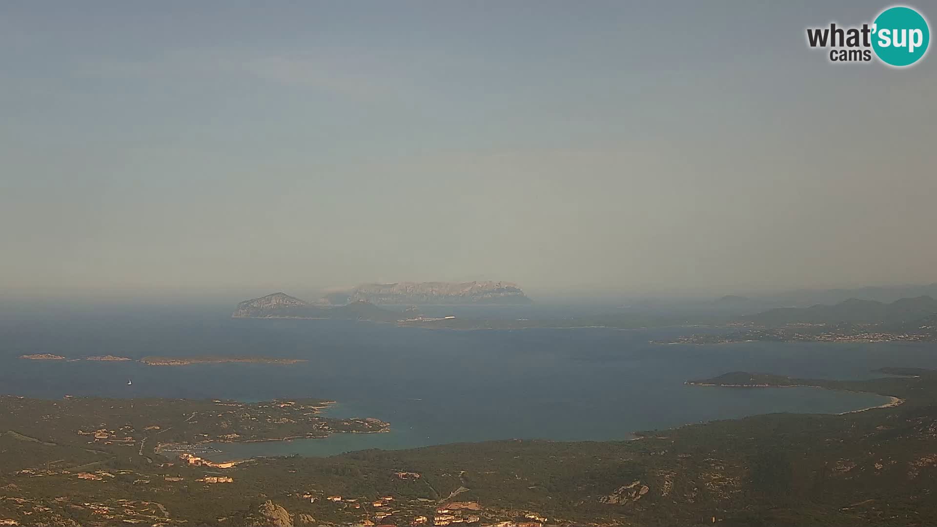 Monte Moro live cam Costa Smeralda Panoramablick Sardinien