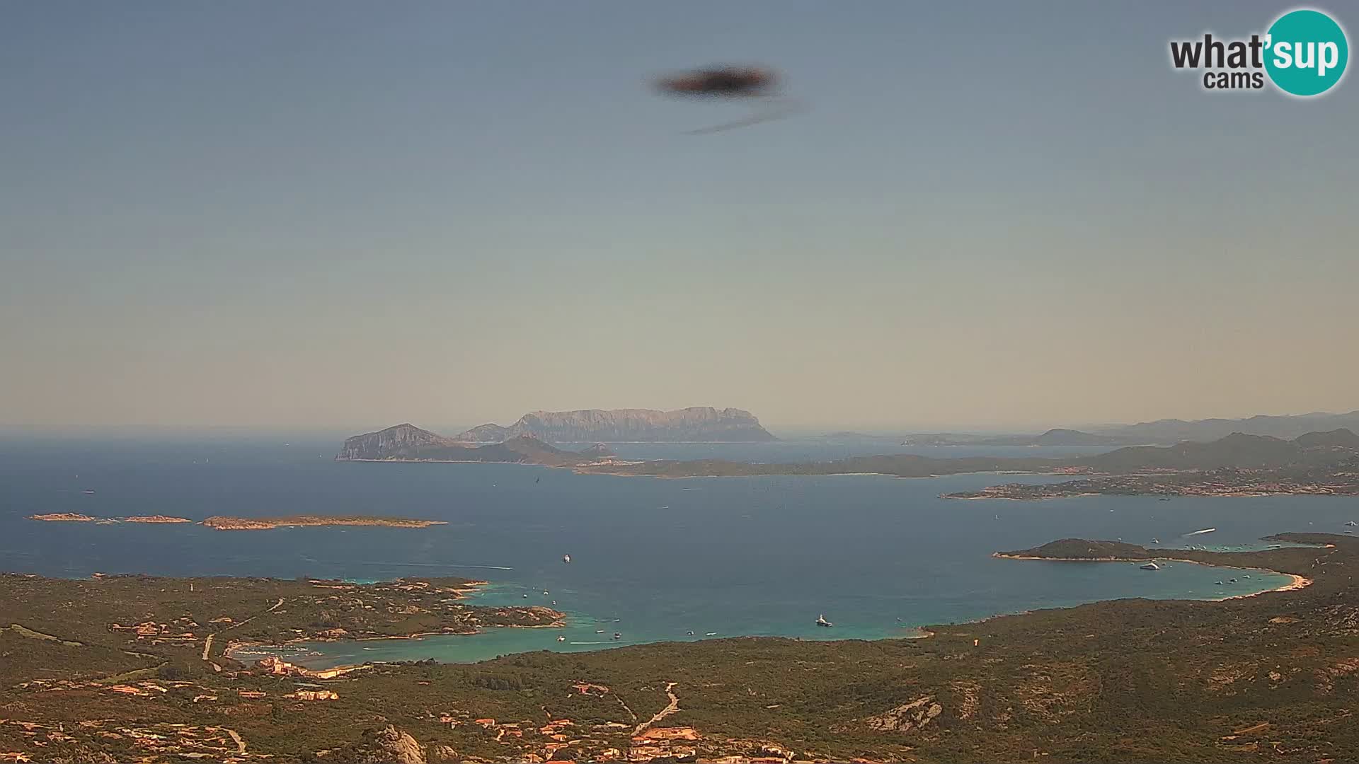 Monte Moro webcam Costa Smeralda panoramic view Sardinia