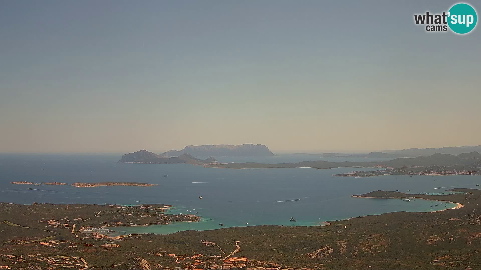 Monte Moro livecam Costa Smeralda vue panoramique Sardaigne