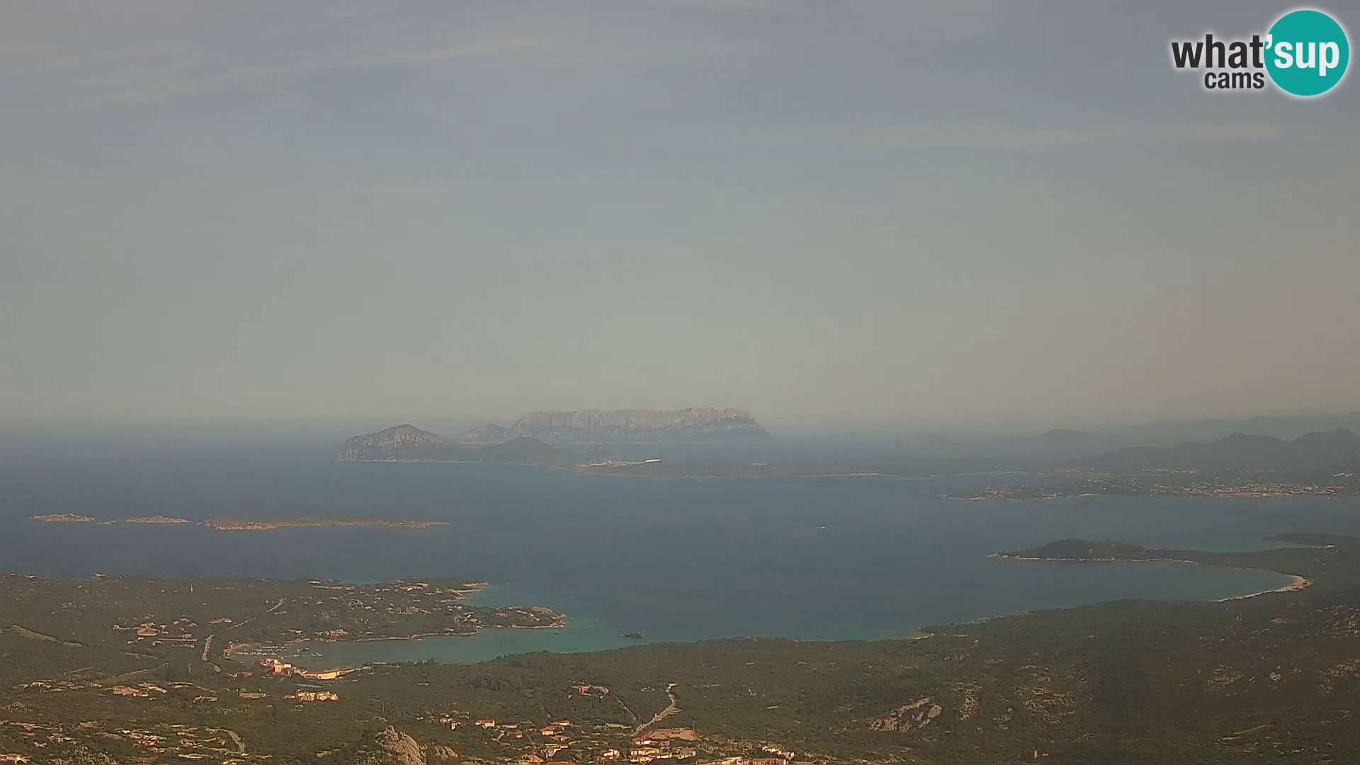 Monte Moro webcam Costa Smeralda panoramic view Sardinia