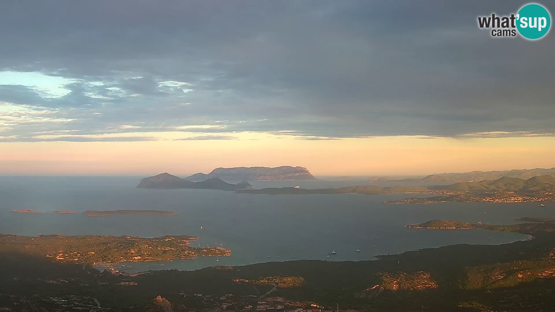 Monte Moro webcam Costa Smeralda vista panoramica Sardegna