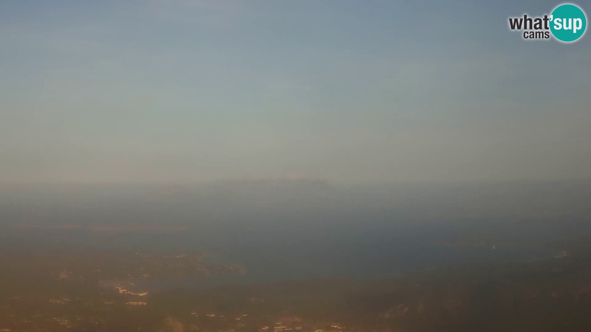 Monte Moro spletna kamera Costa Smeralda panoramski pogled na Sardinijo