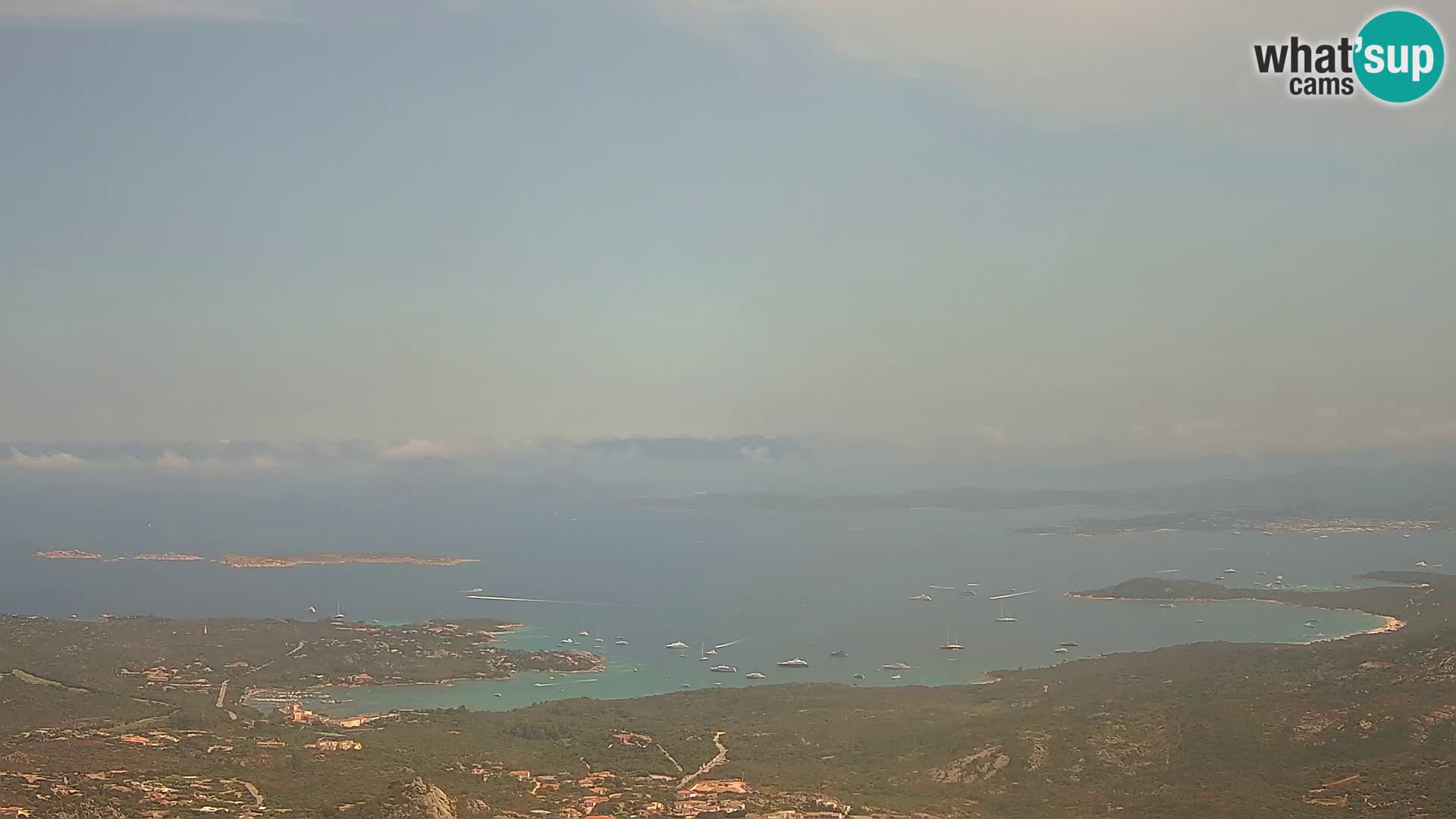 Monte Moro webcam Costa Smeralda vista panoramica Sardegna