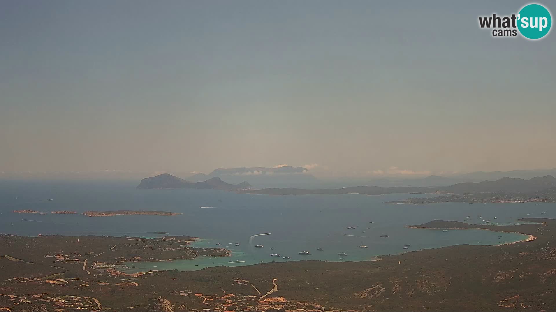 Monte Moro webcam Costa Smeralda panoramic view Sardinia