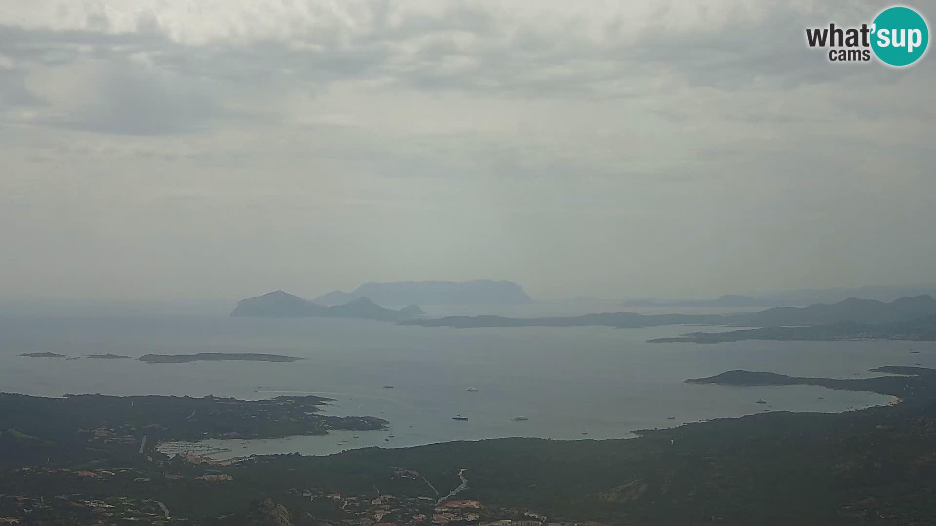 Monte Moro webcam Costa Smeralda vista panoramica Sardegna