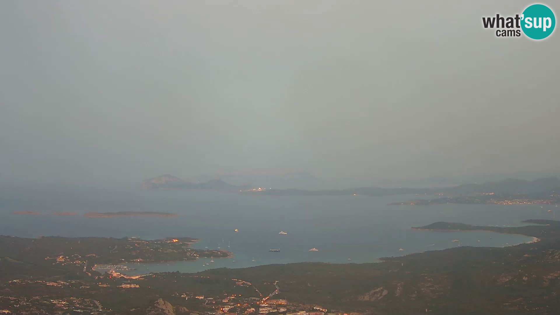 Monte Moro webcam Costa Smeralda panoramic view Sardinia