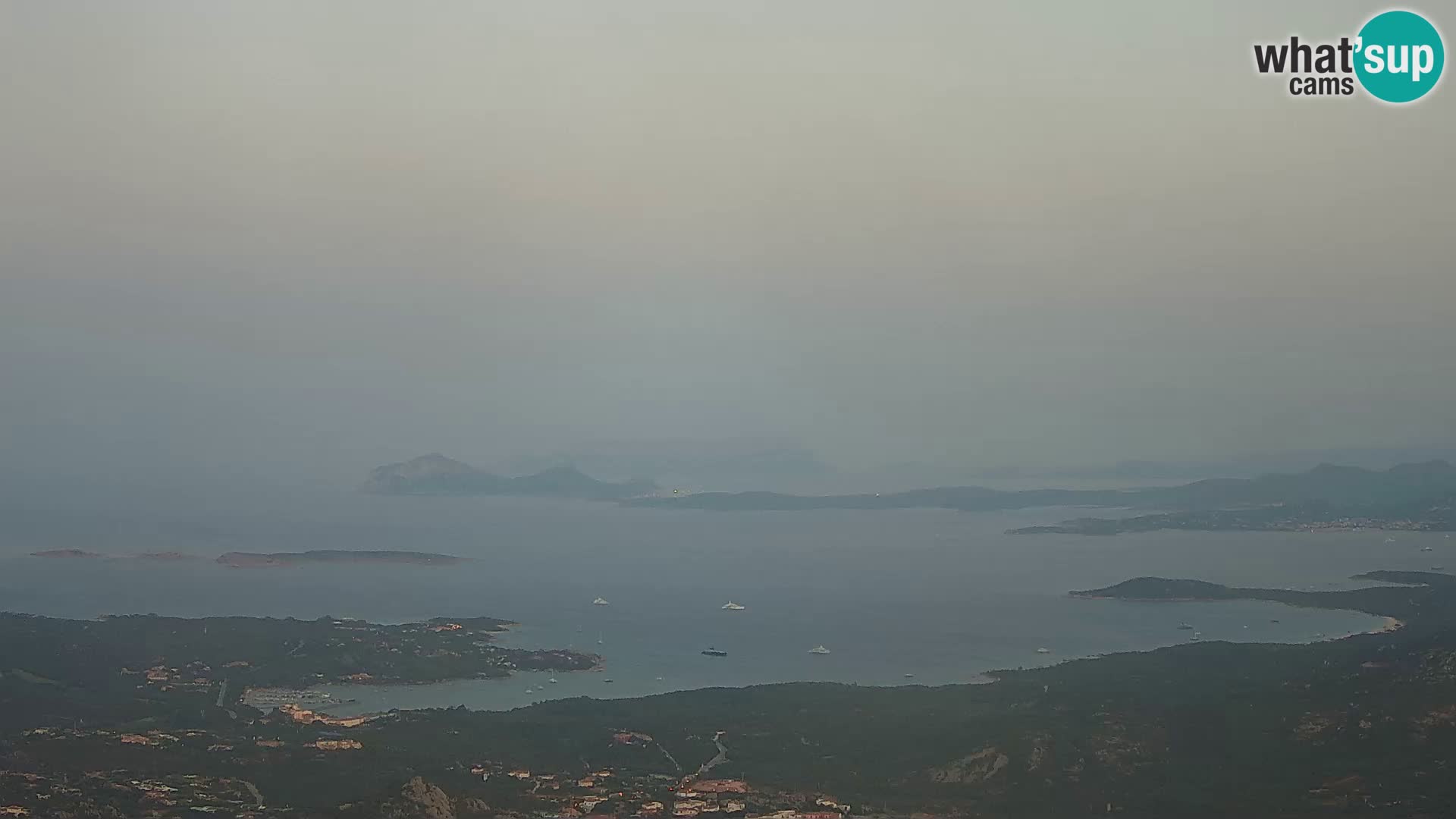 Monte Moro webcam Costa Smeralda vista panoramica Sardegna