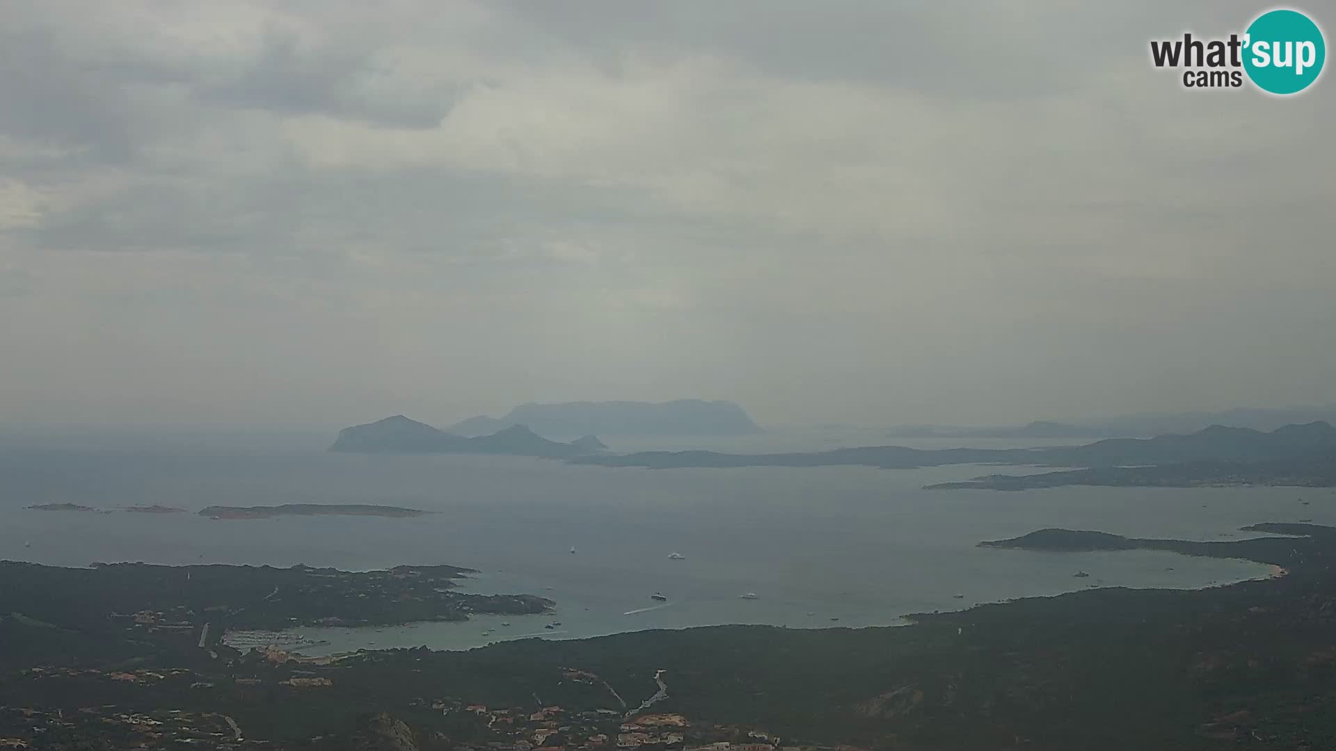 Monte Moro webcam Costa Smeralda vista panoramica Sardegna