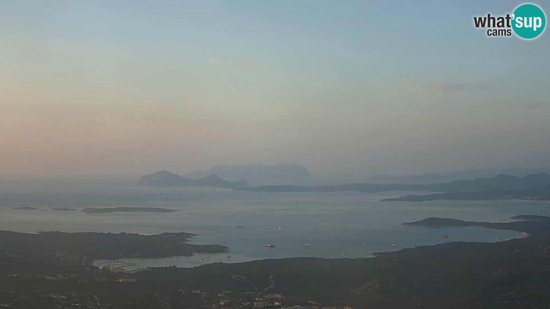 Monte Moro webcam Costa Smeralda vista panoramica Sardegna