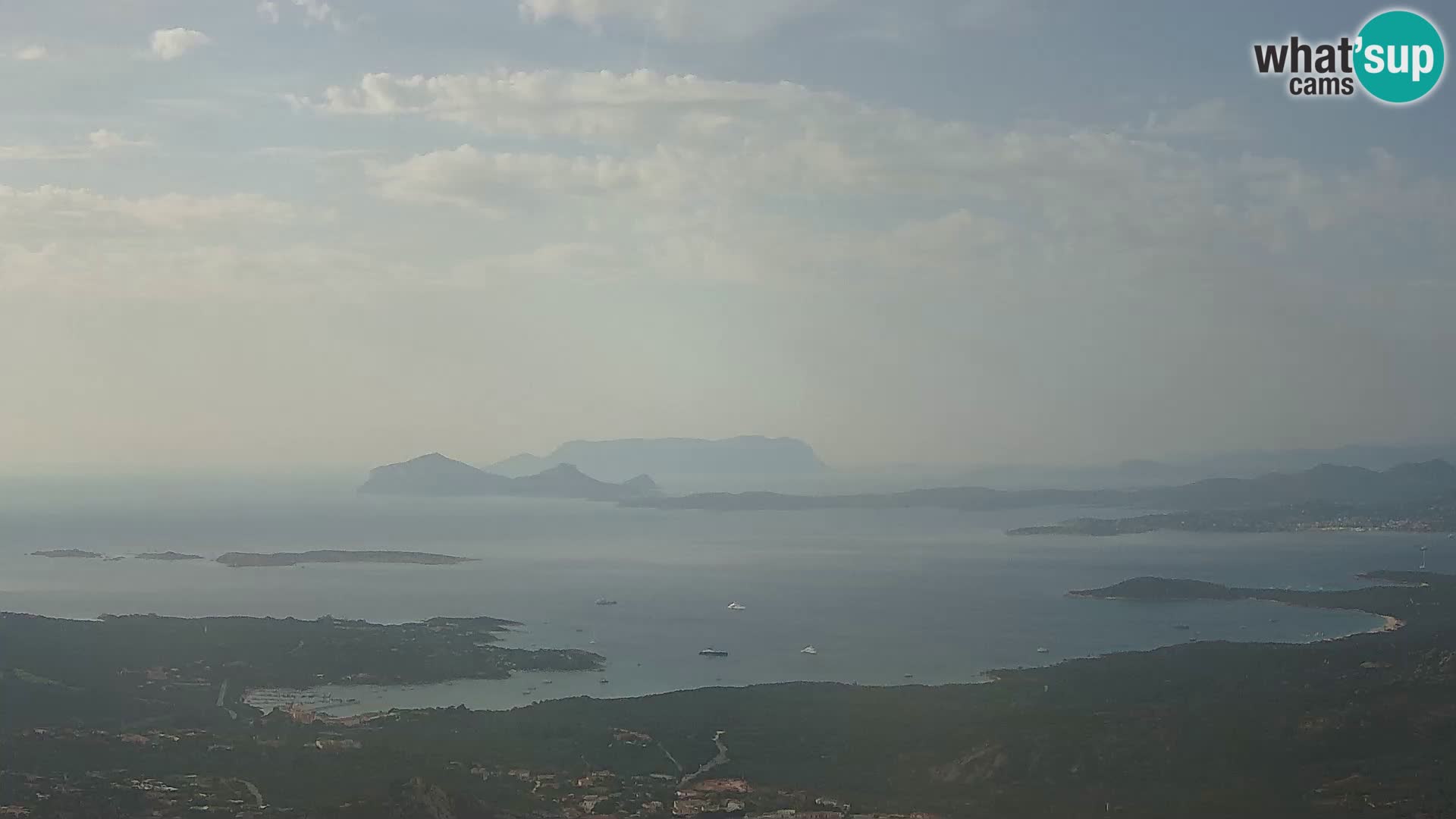 Monte Moro live cam Costa Smeralda Panoramablick Sardinien