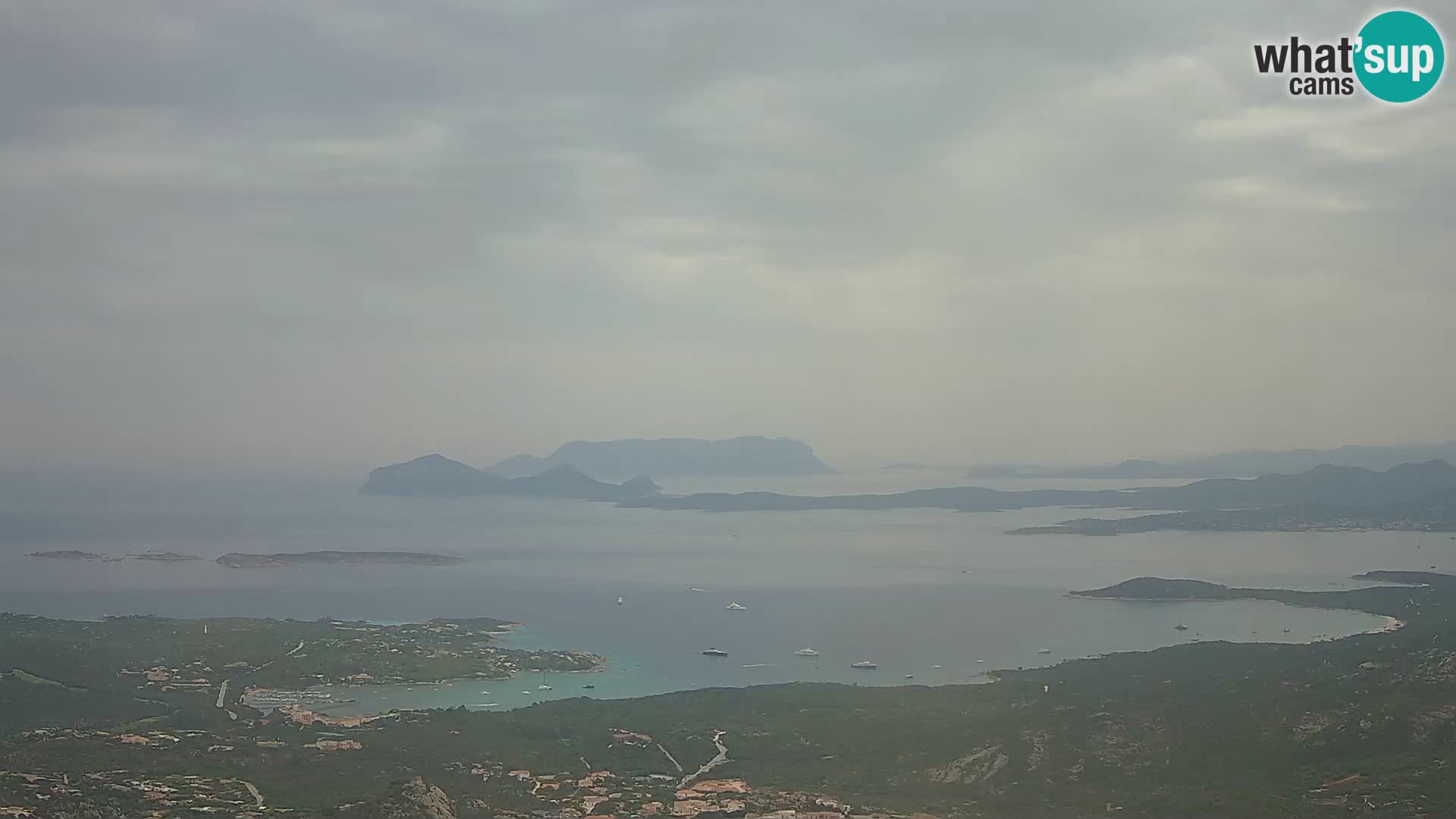 Monte Moro livecam Costa Smeralda vue panoramique Sardaigne
