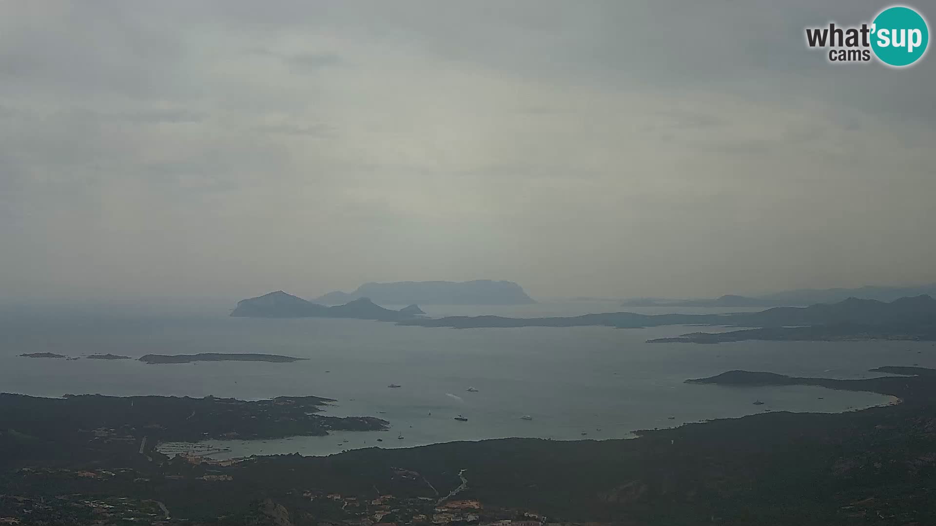 Monte Moro livecam Costa Smeralda vue panoramique Sardaigne