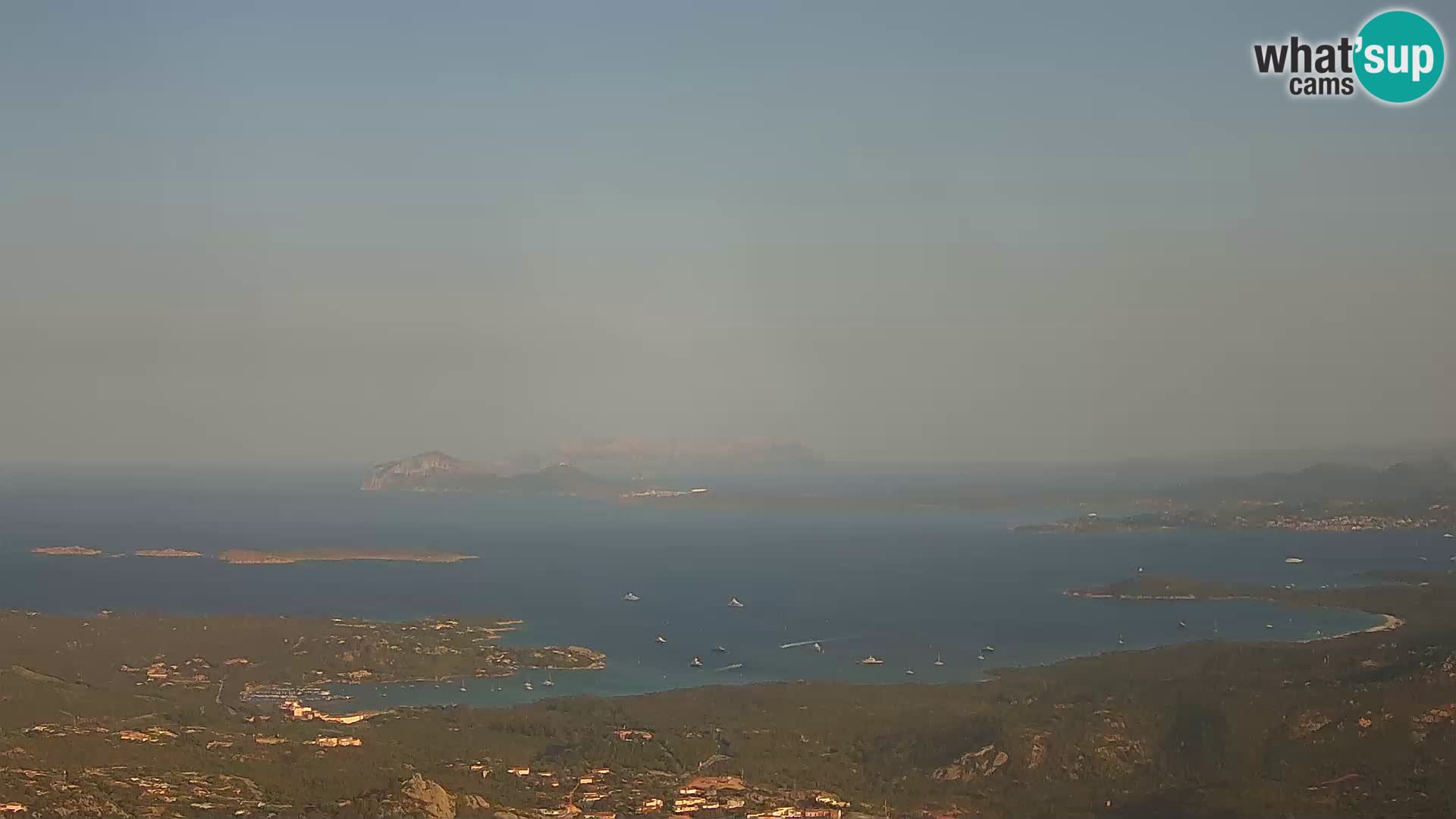 Monte Moro livecam Costa Smeralda vue panoramique Sardaigne