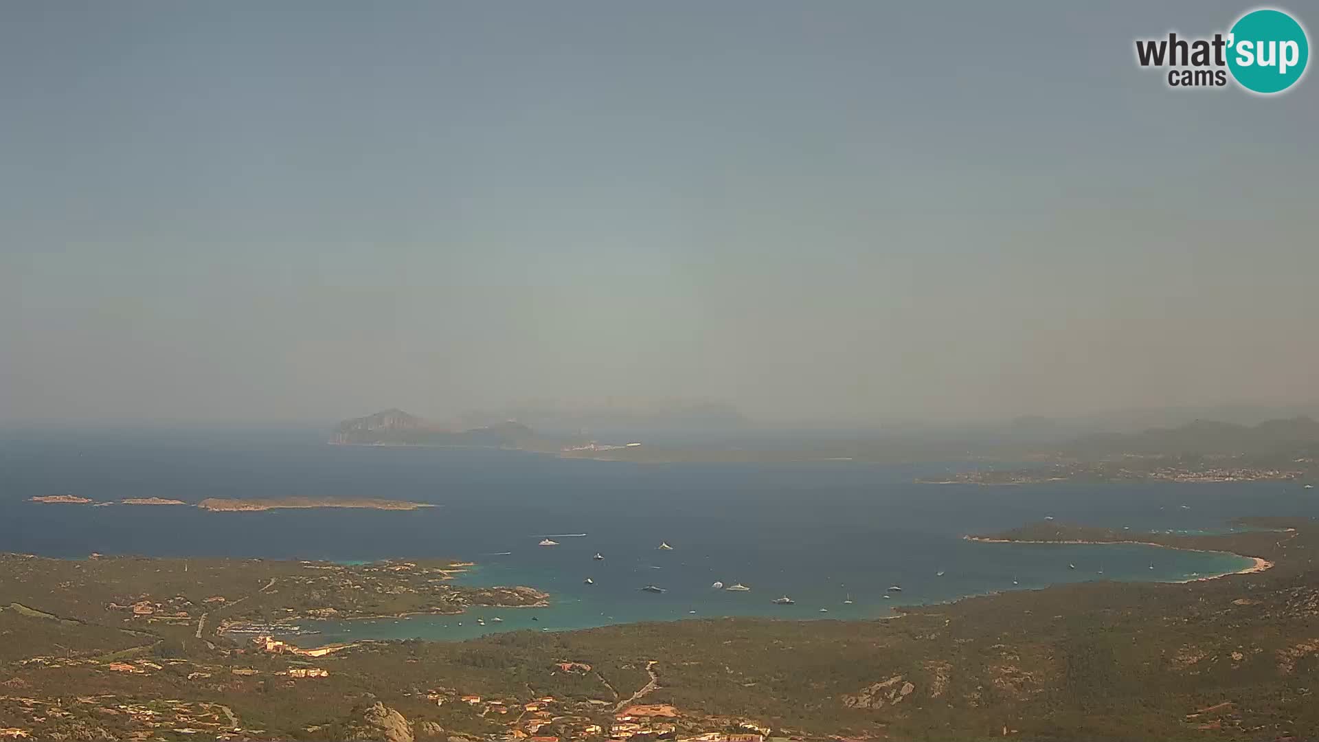 Monte Moro livecam Costa Smeralda vue panoramique Sardaigne