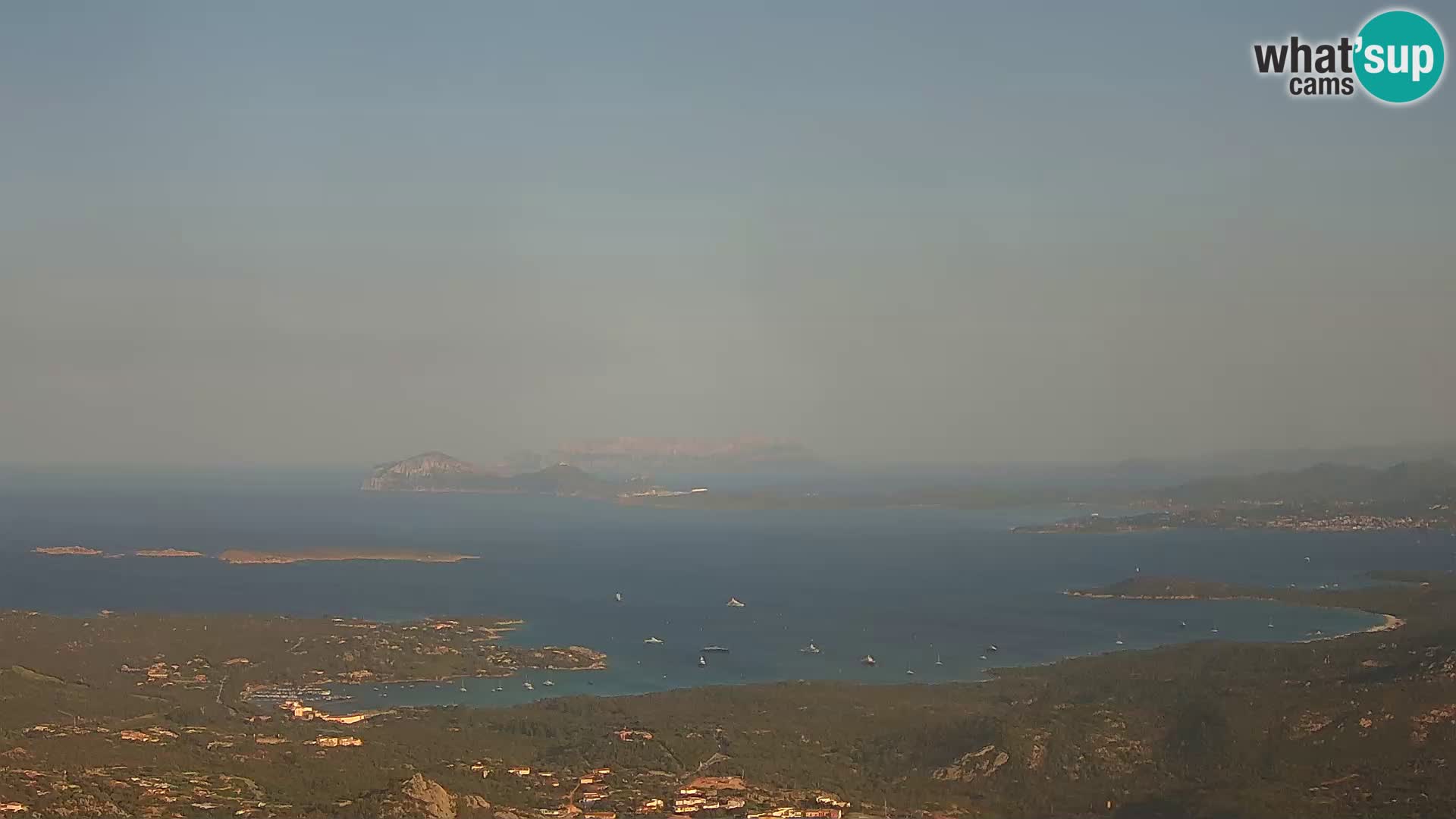 Monte Moro live cam Costa Smeralda Panoramablick Sardinien