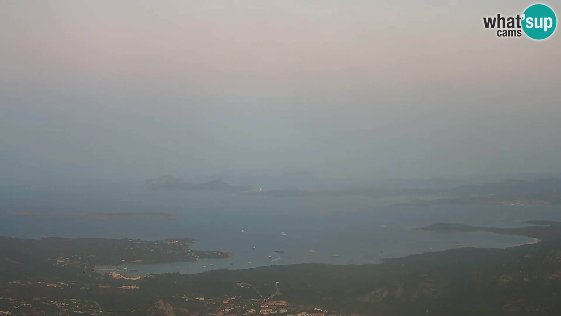 Monte Moro webcam Costa Smeralda panoramic view Sardinia