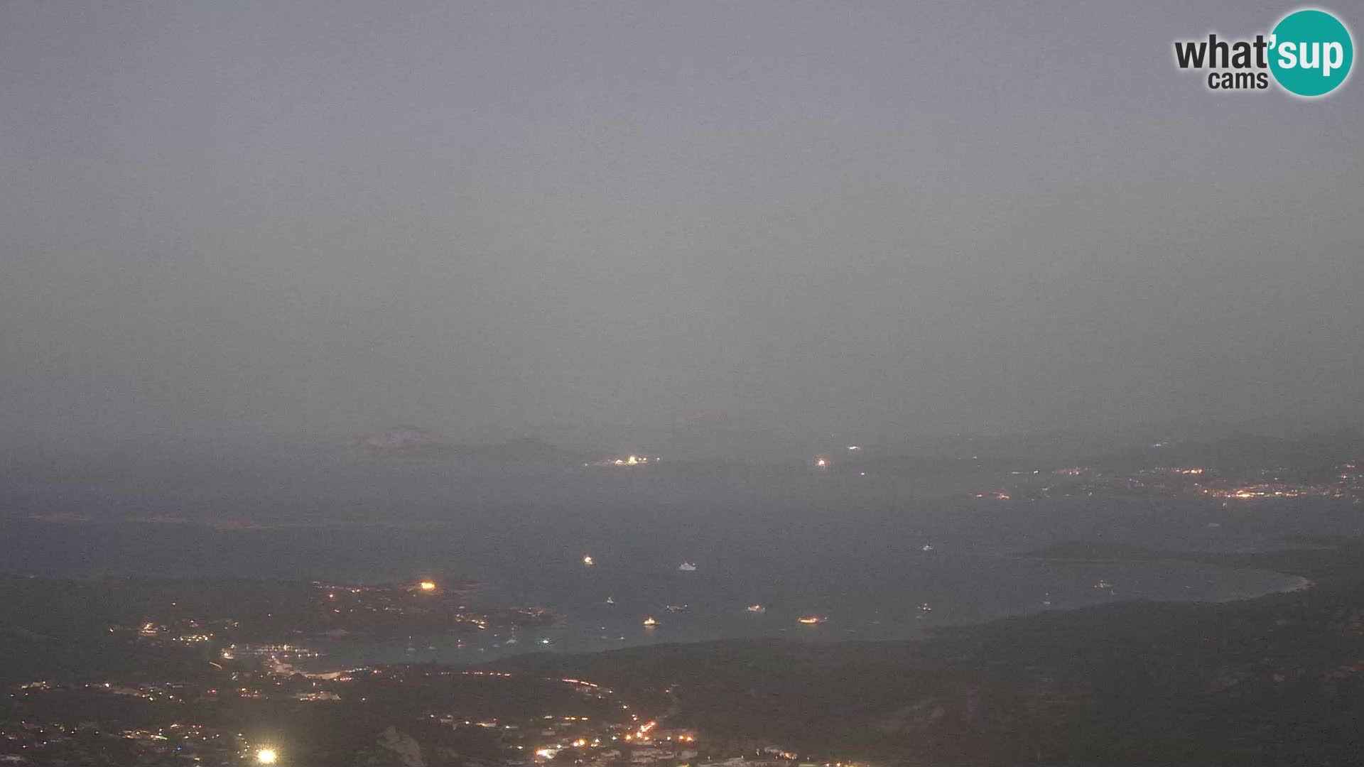 Monte Moro livecam Costa Smeralda vue panoramique Sardaigne
