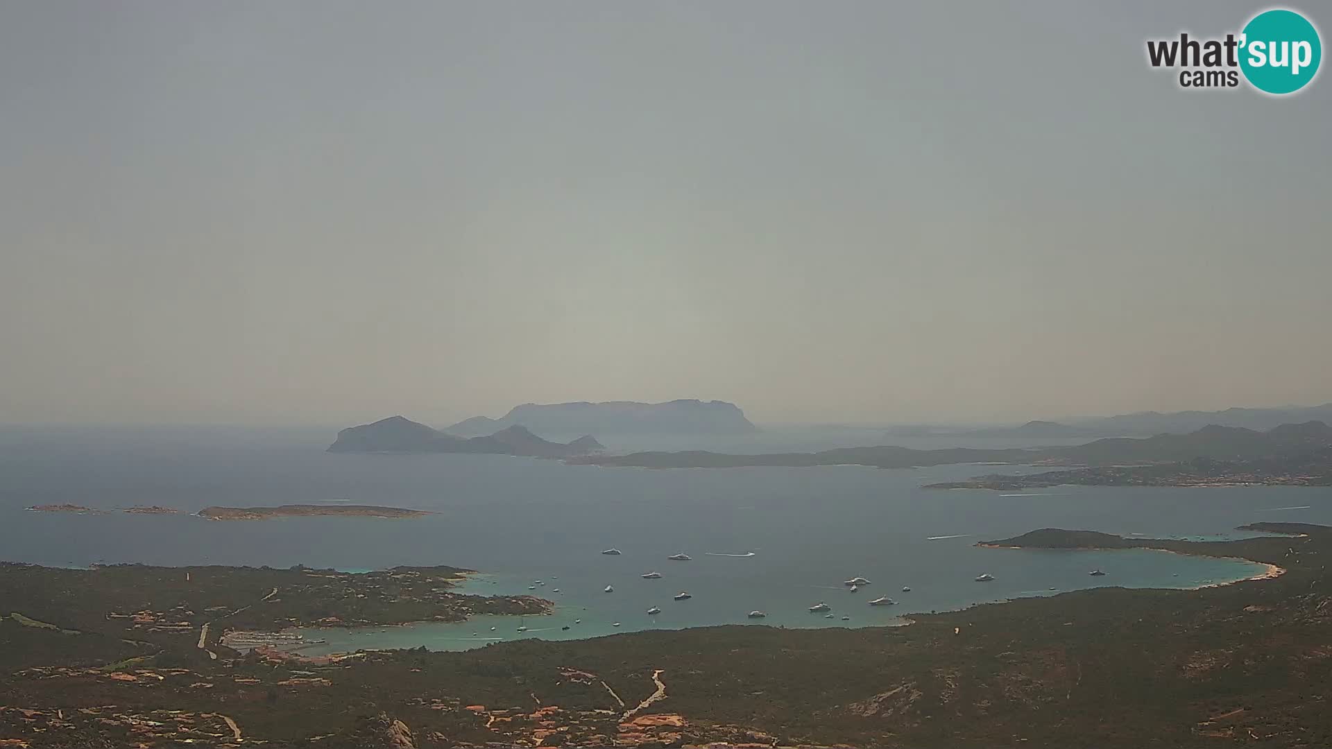 Monte Moro webcam Costa Smeralda vista panoramica Sardegna