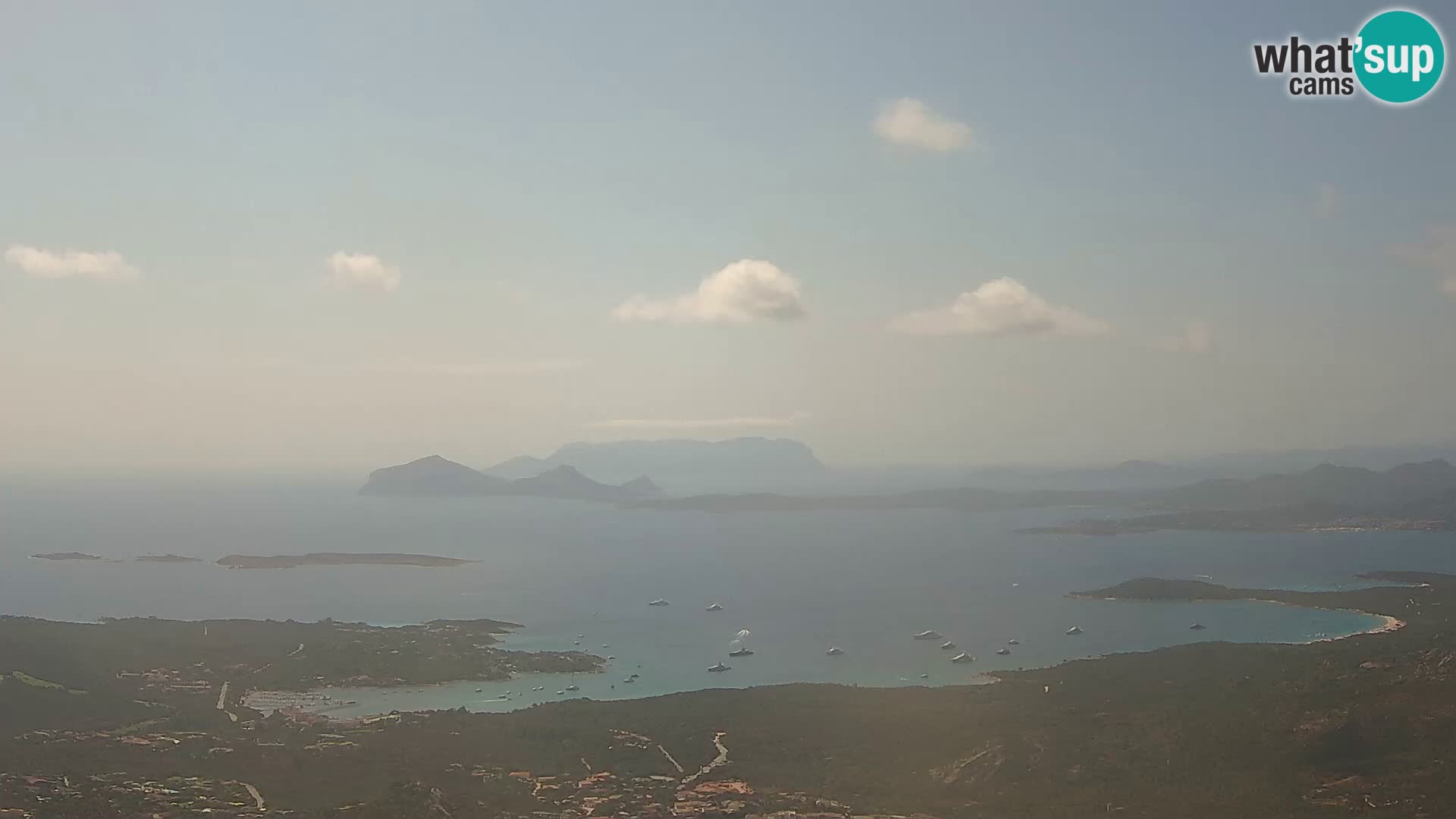 Monte Moro webcam Costa Smeralda panoramic view Sardinia