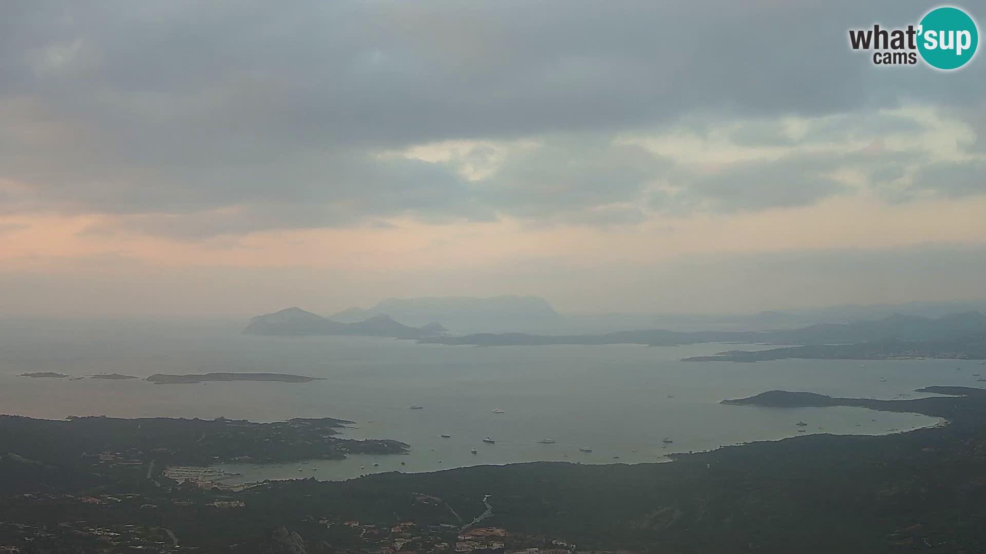 Monte Moro livecam Costa Smeralda vue panoramique Sardaigne
