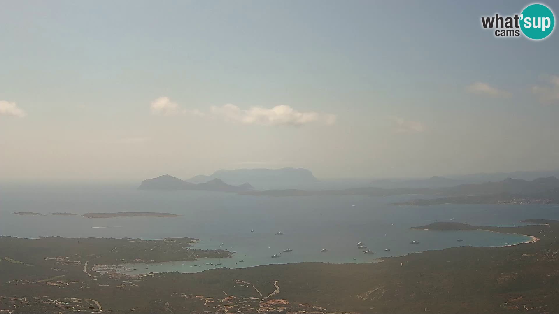 Monte Moro live cam Costa Smeralda Panoramablick Sardinien