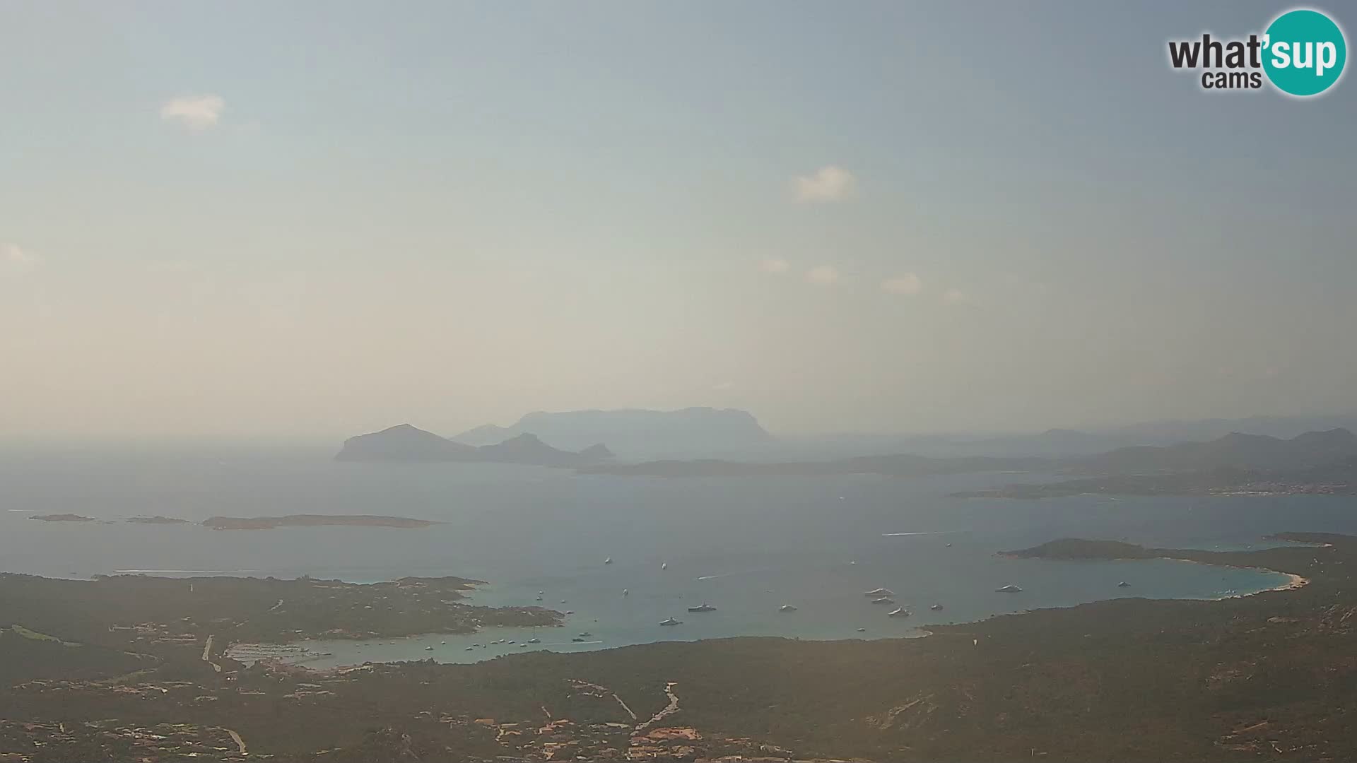 Monte Moro live cam Costa Smeralda Panoramablick Sardinien