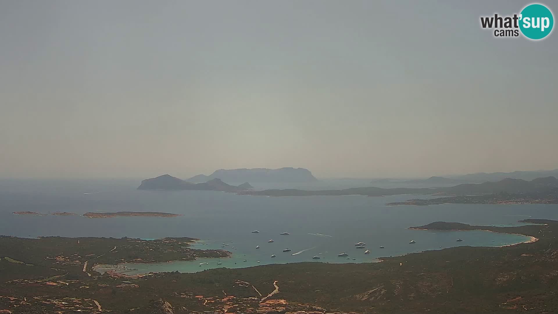 Monte Moro livecam Costa Smeralda vue panoramique Sardaigne