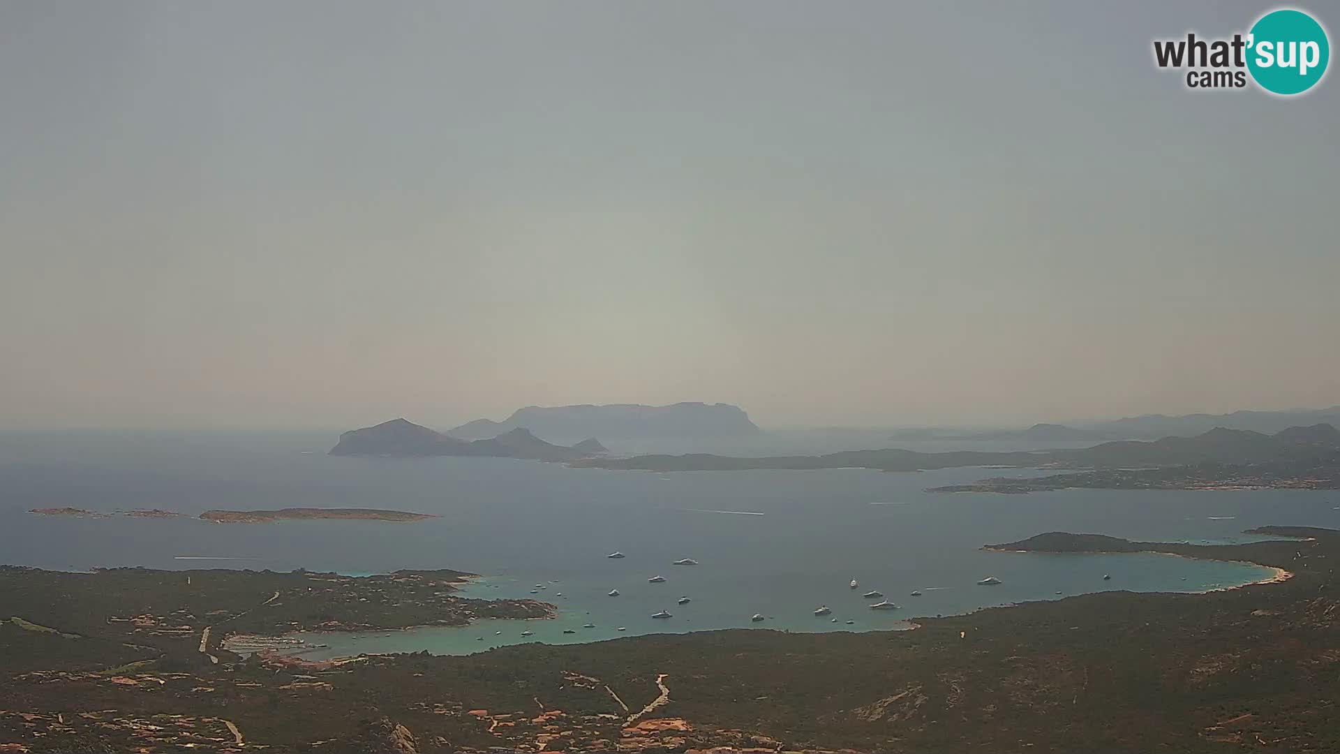 Monte Moro webcam Costa Smeralda vista panoramica Sardegna