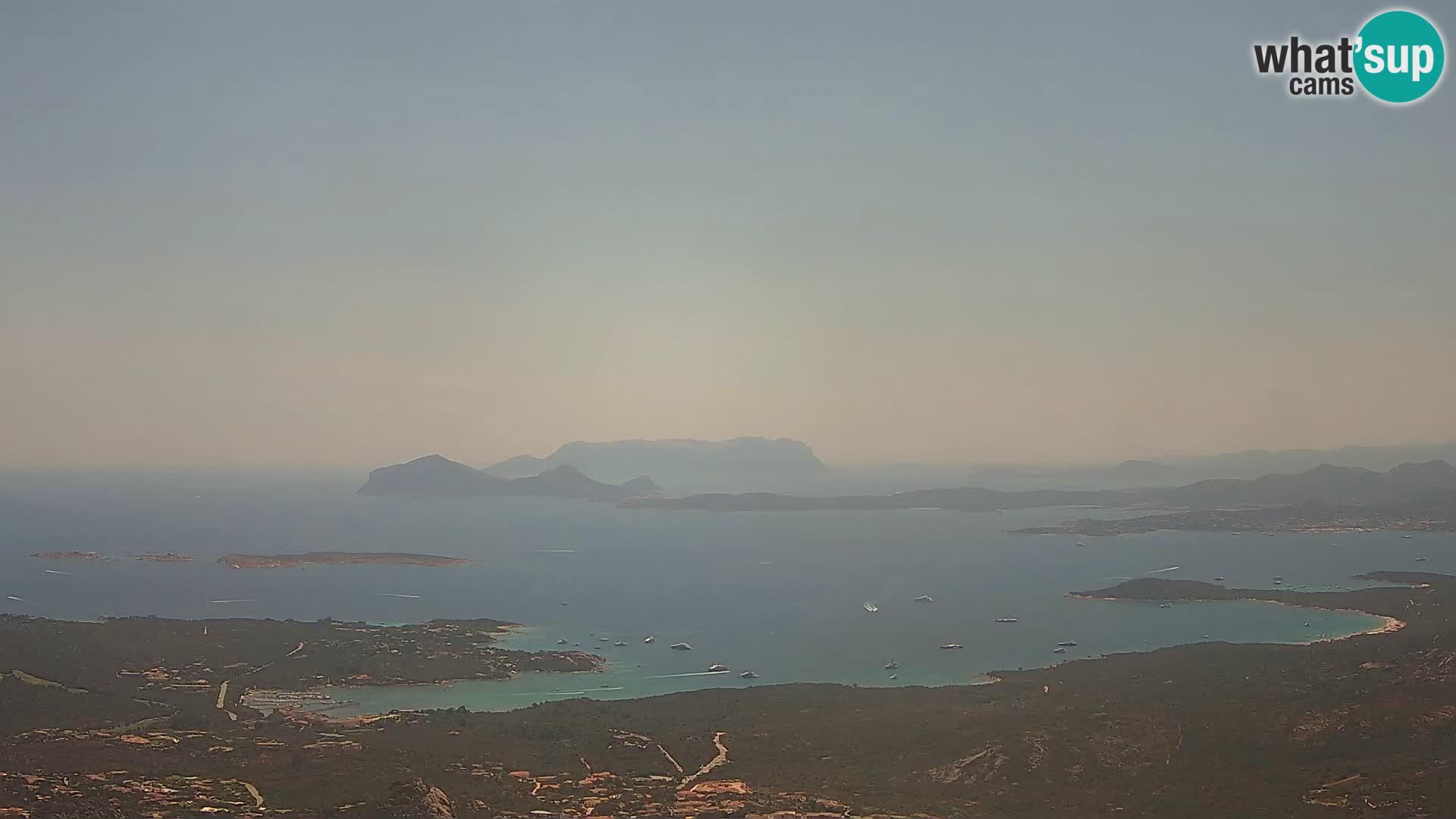Monte Moro webcam Costa Smeralda vista panoramica Sardegna