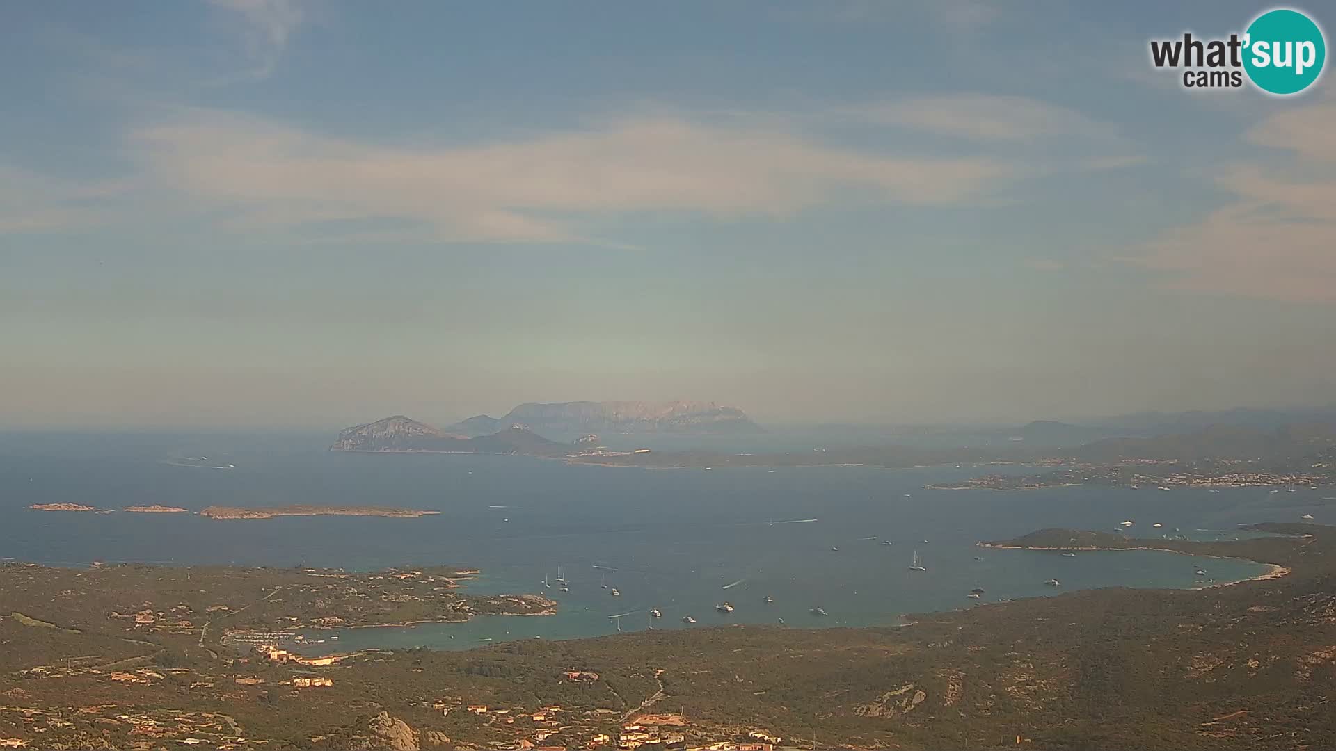 Monte Moro livecam Costa Smeralda vue panoramique Sardaigne