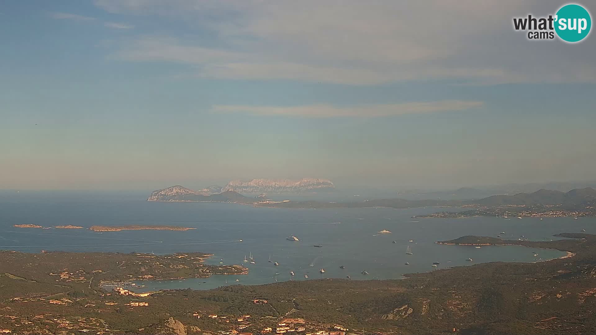 Monte Moro webcam Costa Smeralda panoramic view Sardinia