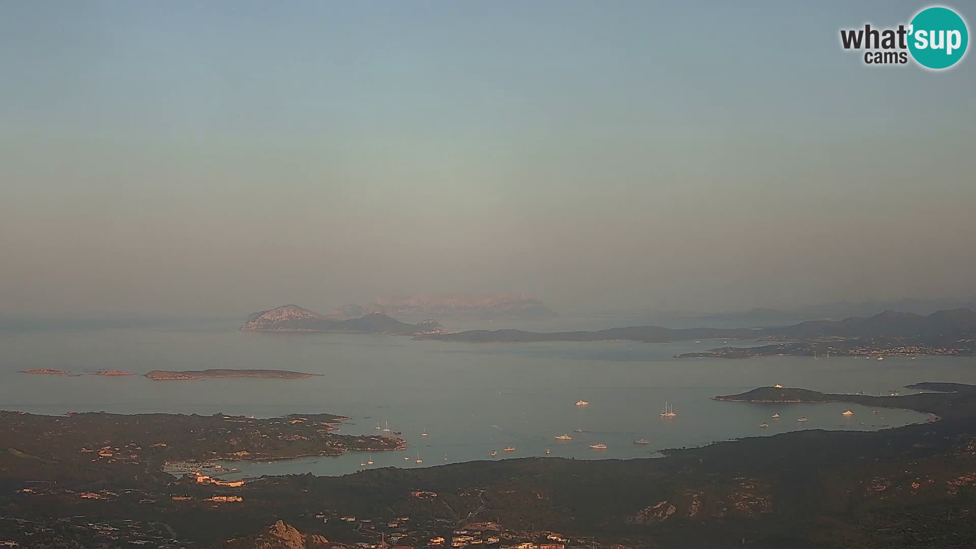 Monte Moro live cam Costa Smeralda Panoramablick Sardinien