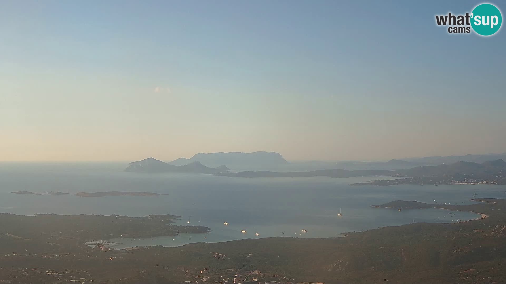 Monte Moro webcam Costa Smeralda vista panoramica Sardegna