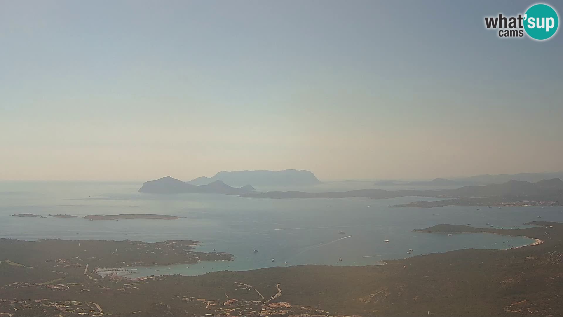 Monte Moro live cam Costa Smeralda Panoramablick Sardinien