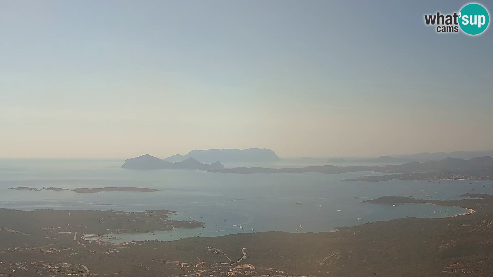 Monte Moro live cam Costa Smeralda Panoramablick Sardinien