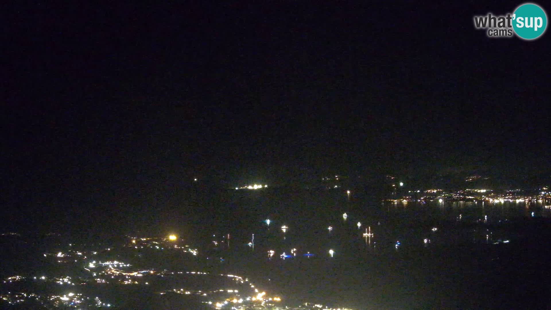 Monte Moro spletna kamera Costa Smeralda panoramski pogled na Sardinijo
