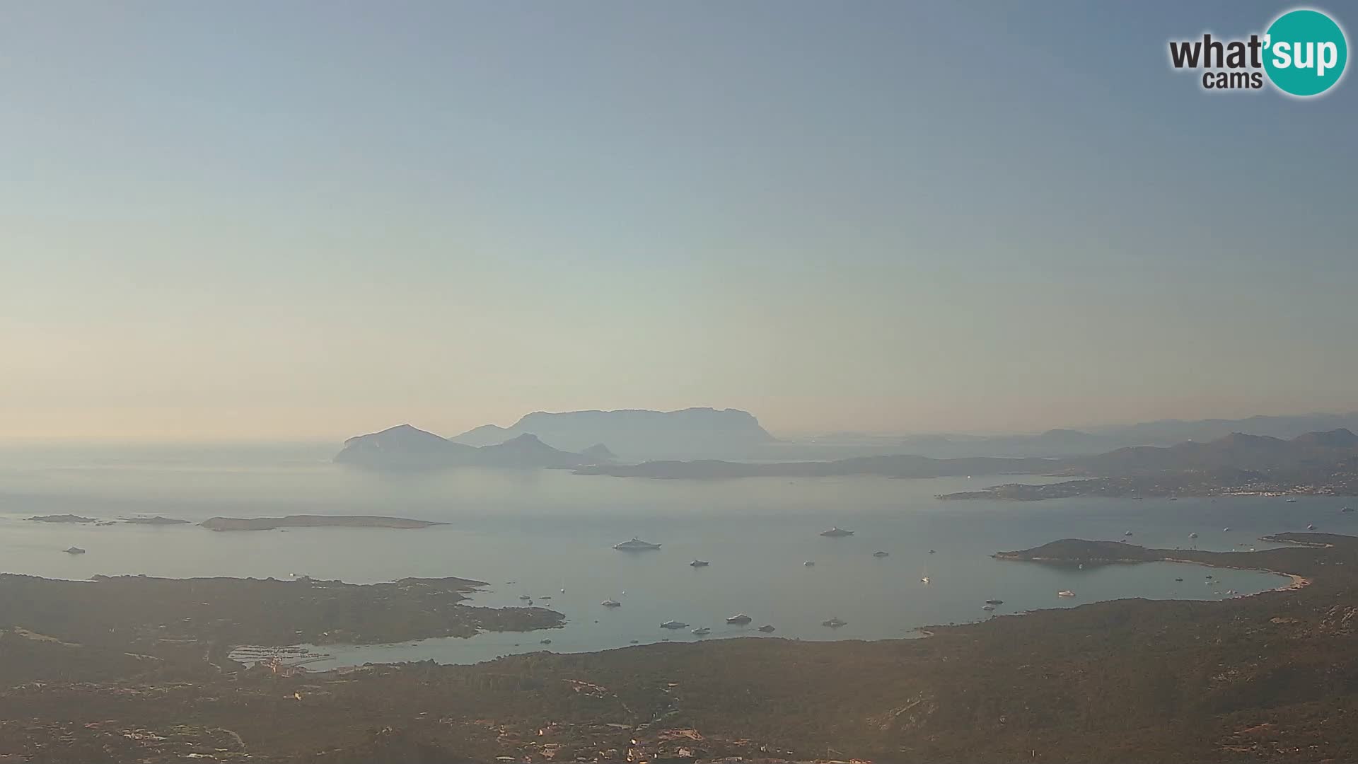 Monte Moro camera en vivo Costa Smeralda vista panorámica Cerdeña