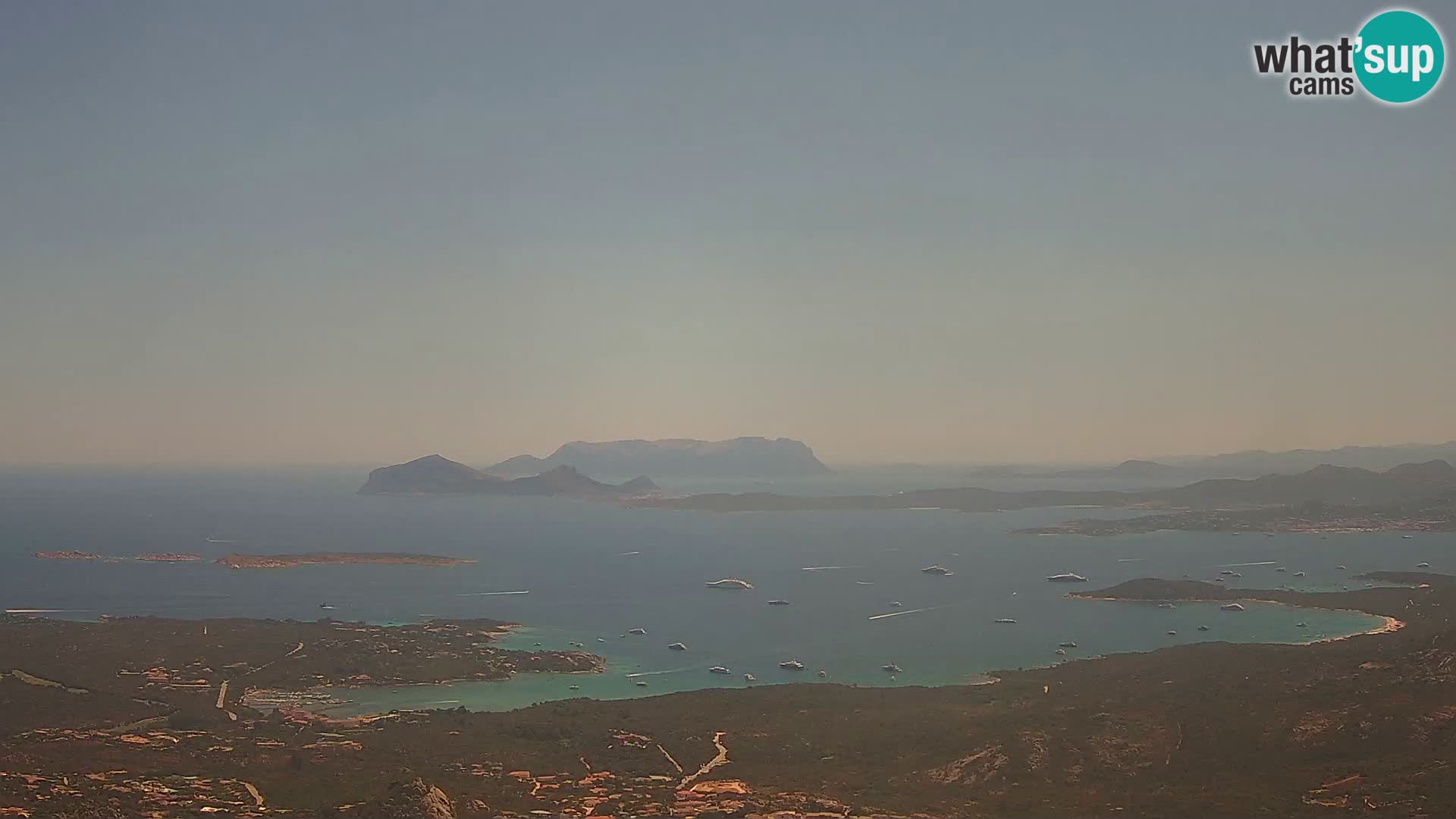 Monte Moro webcam Costa Smeralda panoramic view Sardinia