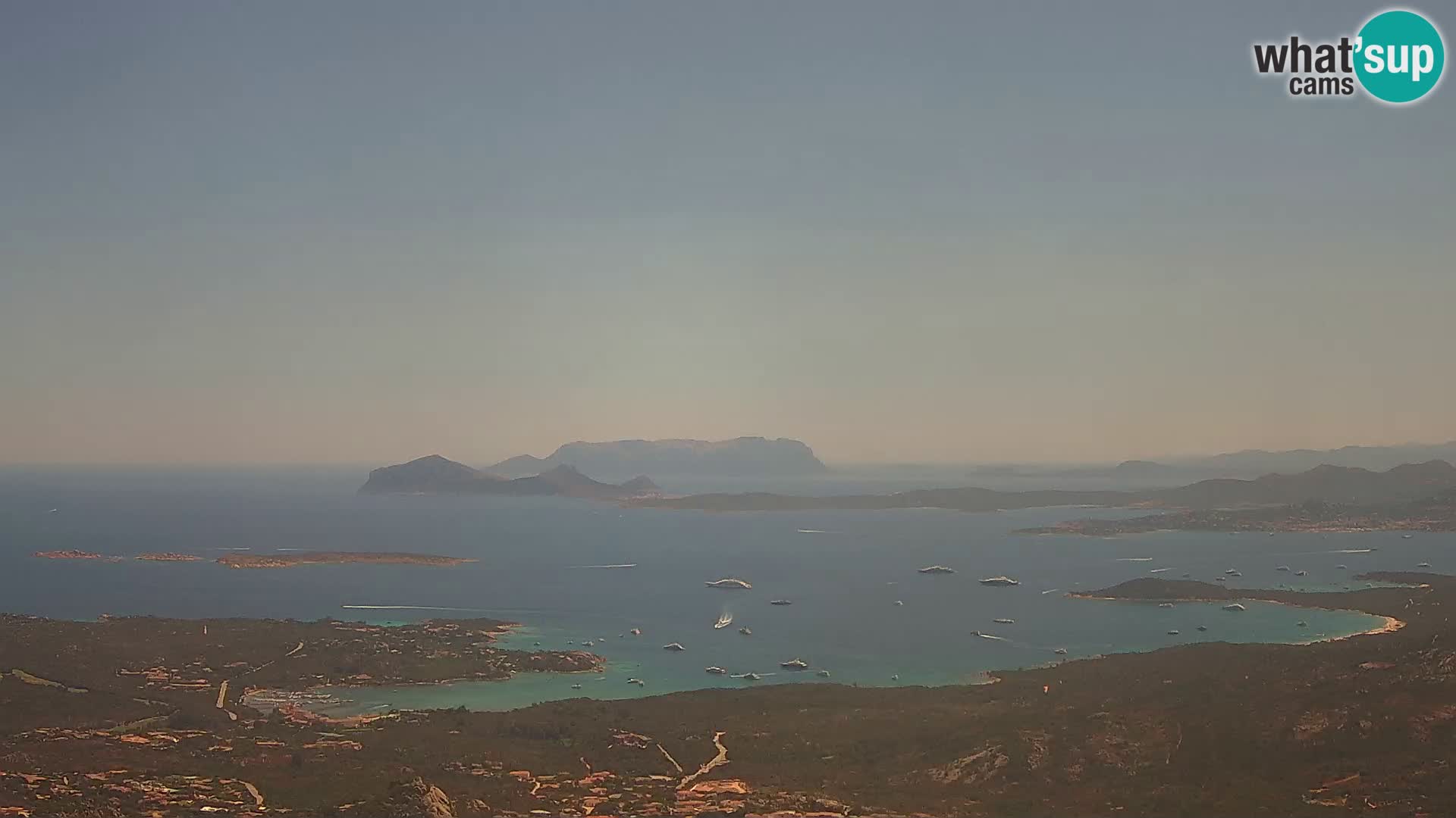 Monte Moro web kamera Costa Smeralda panoramski pogled na Sardiniju