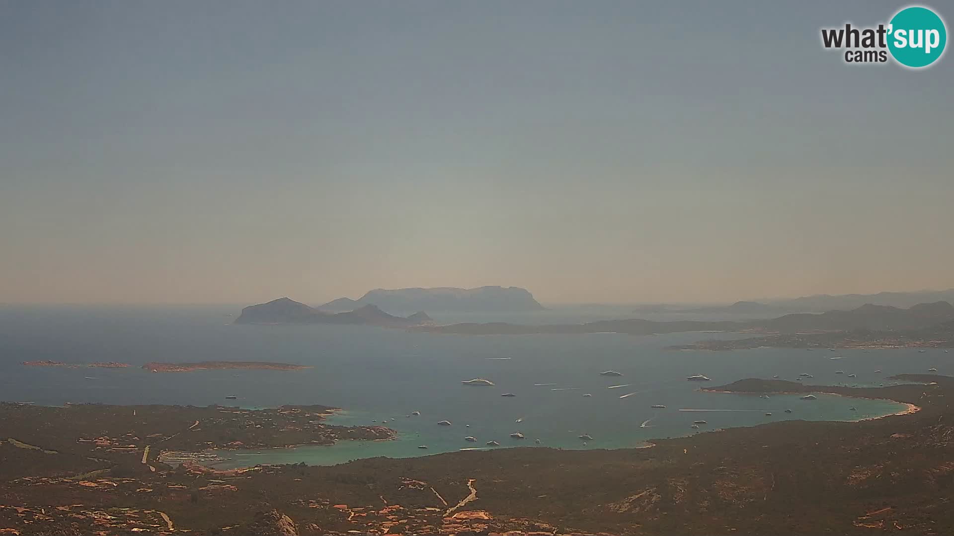 Monte Moro webcam Costa Smeralda vista panoramica Sardegna