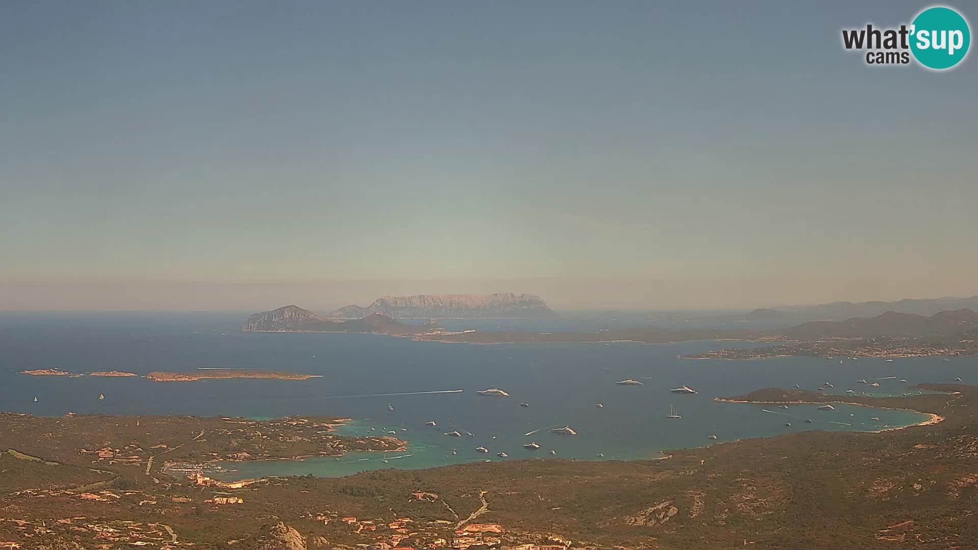 Monte Moro webcam Costa Smeralda panoramic view Sardinia