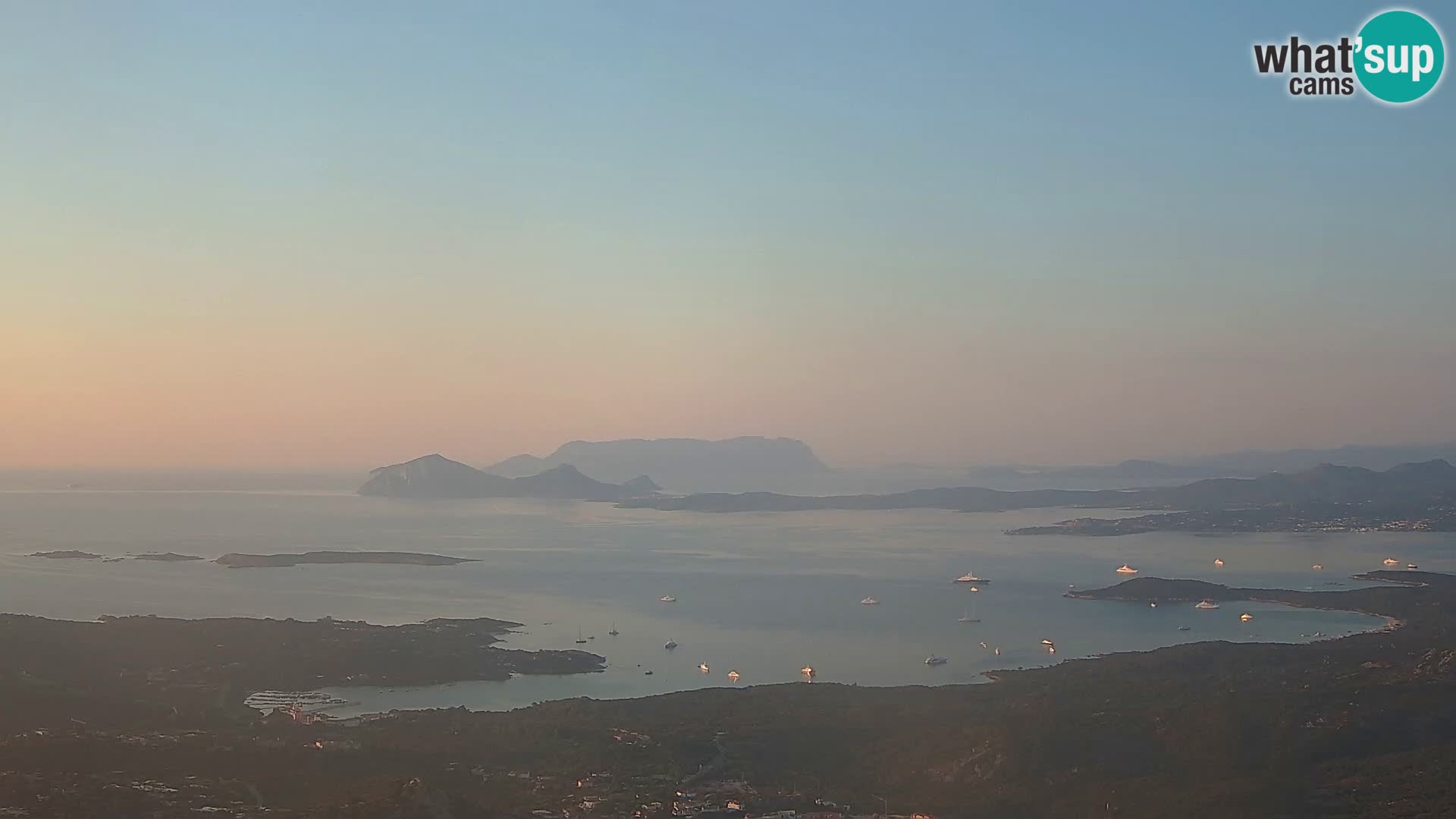 Monte Moro web kamera Costa Smeralda panoramski pogled na Sardiniju