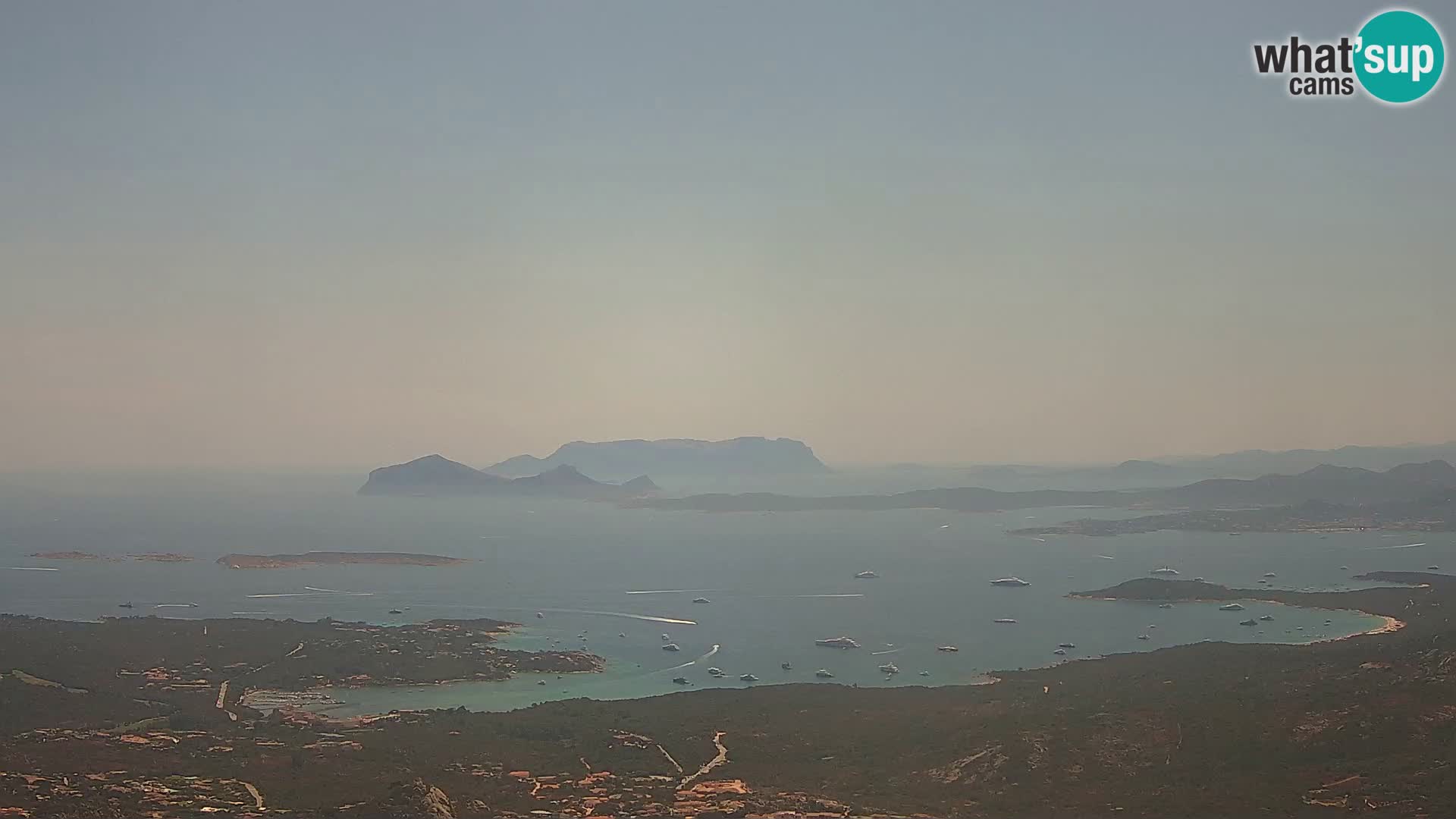 Monte Moro webcam Costa Smeralda vista panoramica Sardegna
