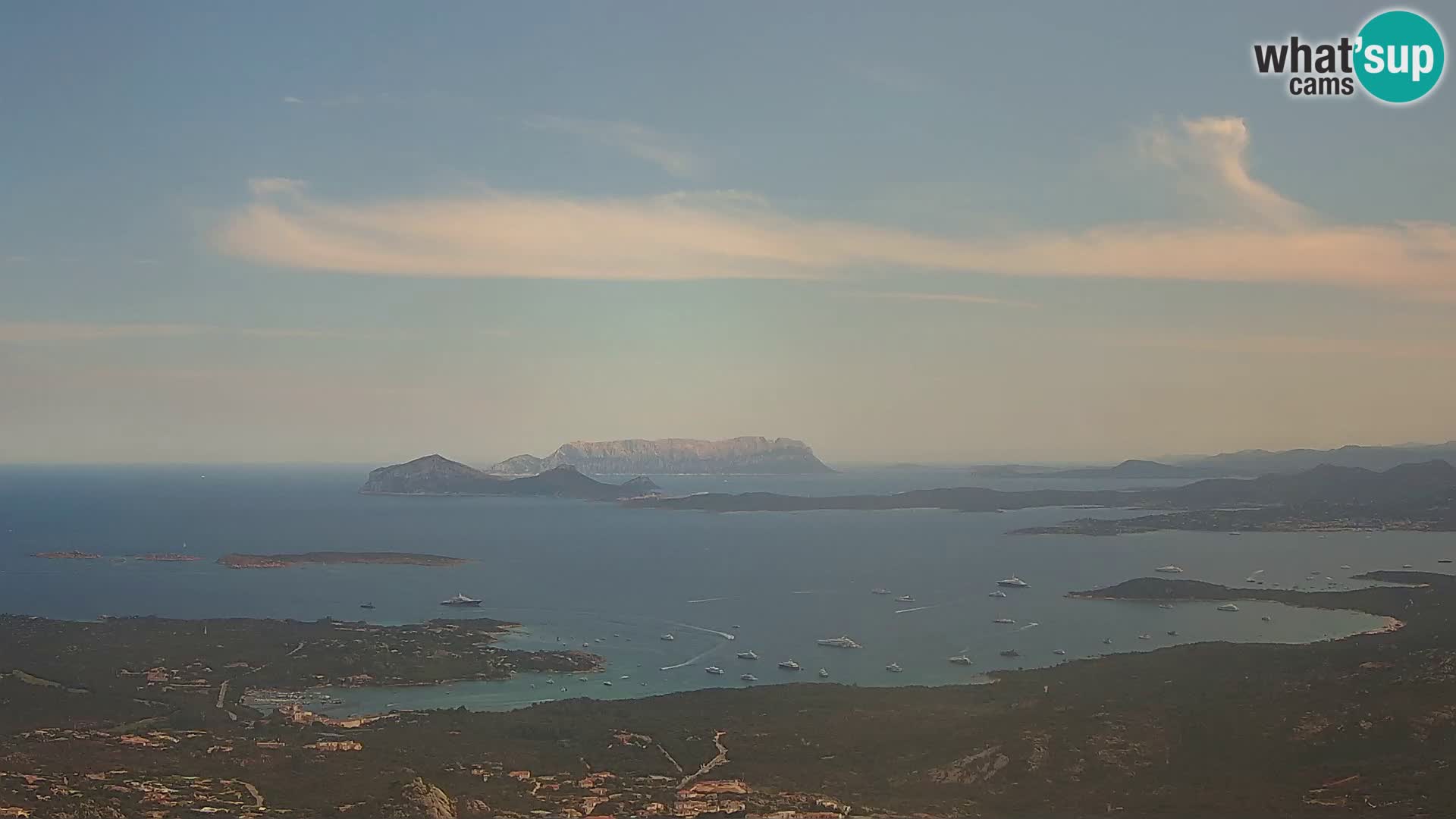 Monte Moro web kamera Costa Smeralda panoramski pogled na Sardiniju