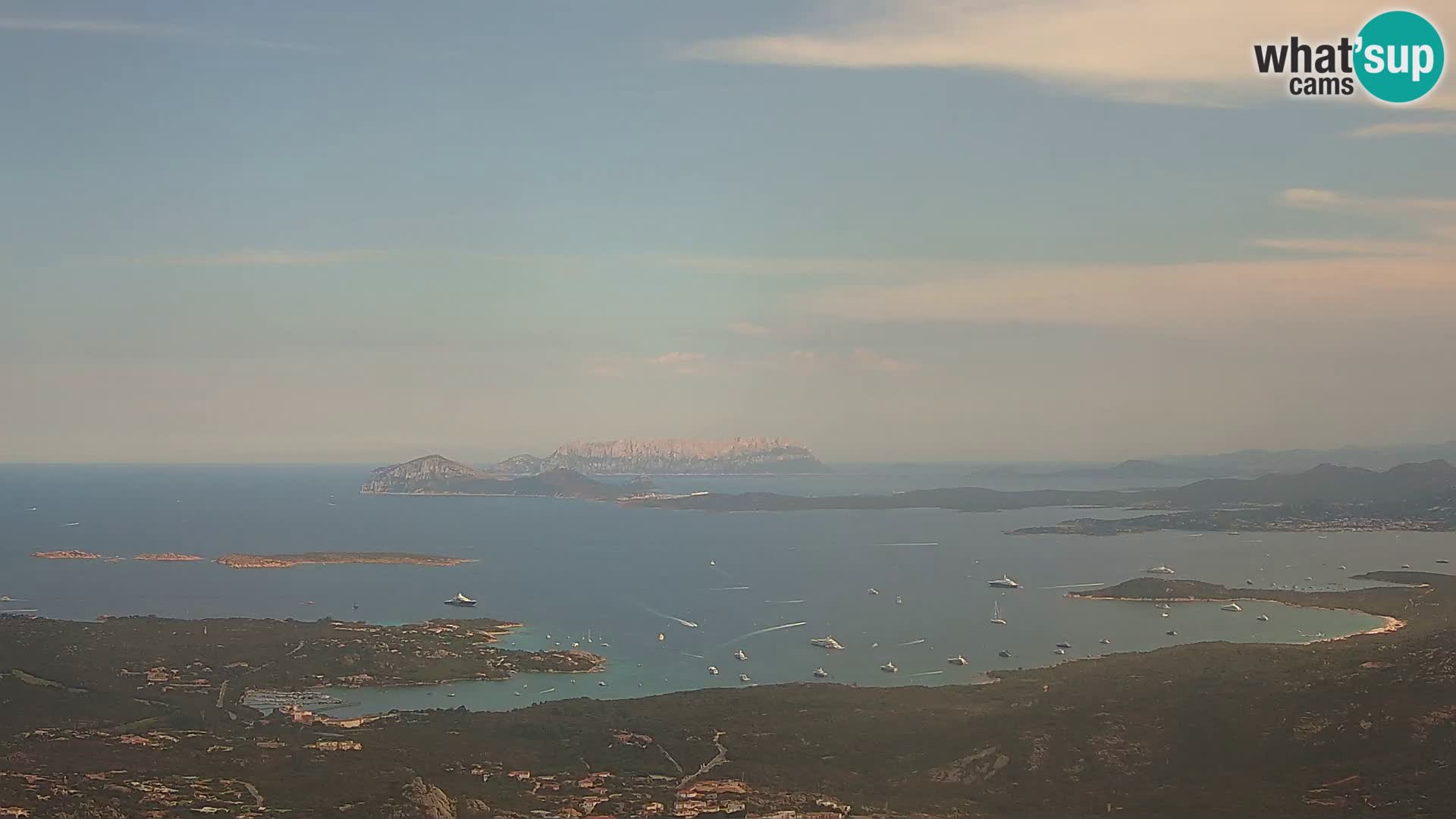 Monte Moro webcam Costa Smeralda panoramic view Sardinia
