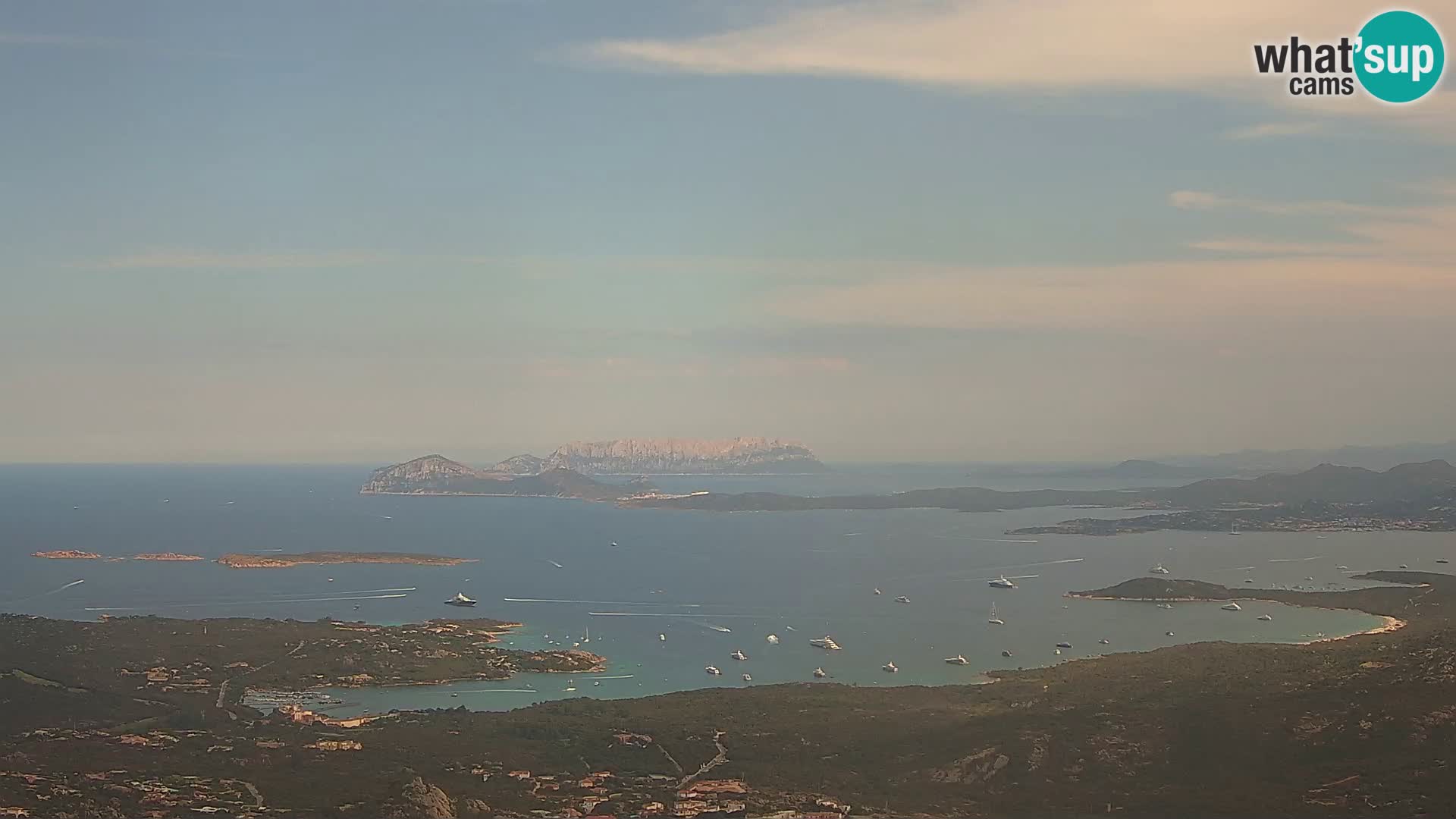 Monte Moro live cam Costa Smeralda Panoramablick Sardinien
