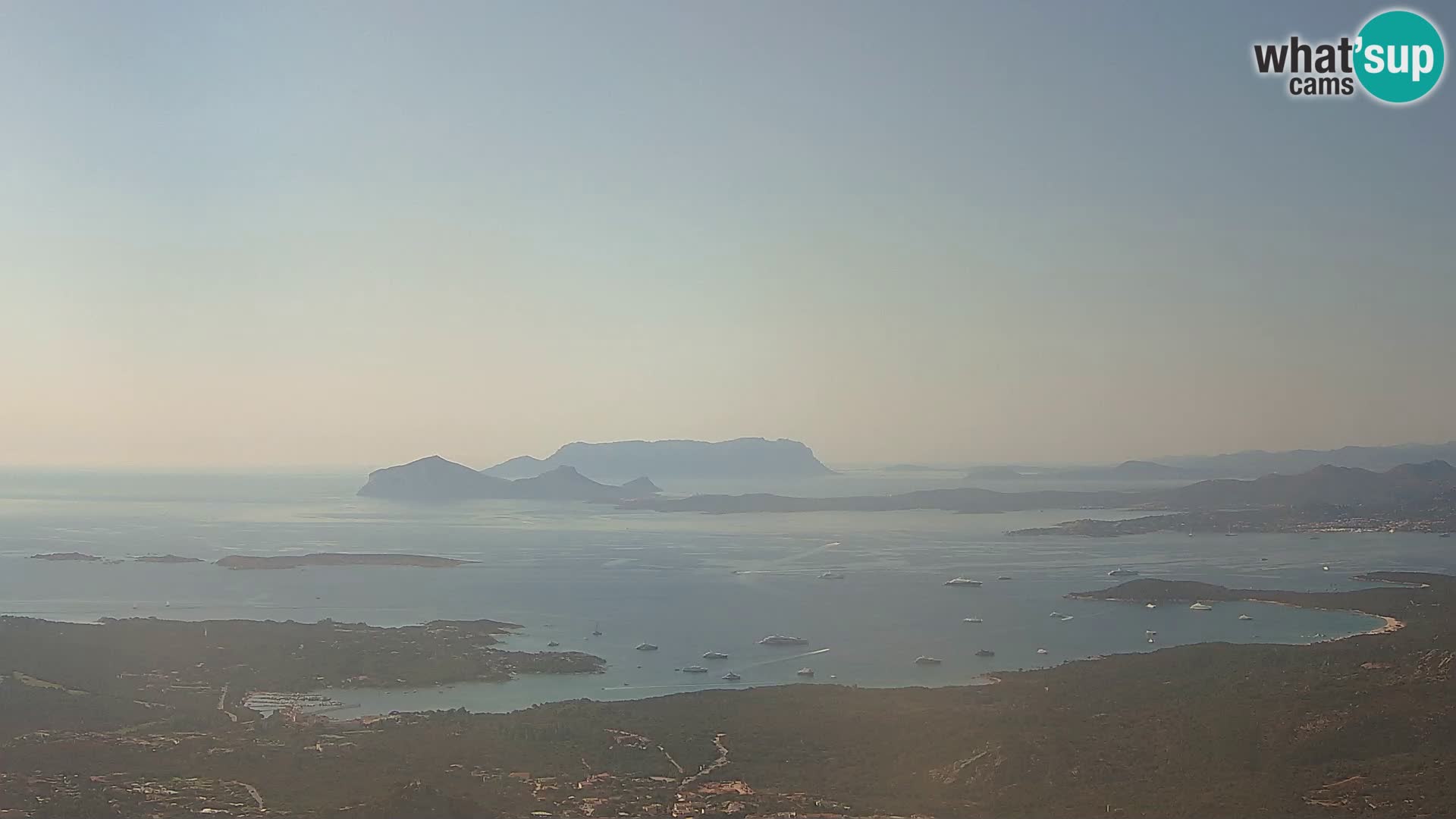 Monte Moro webcam Costa Smeralda panoramic view Sardinia