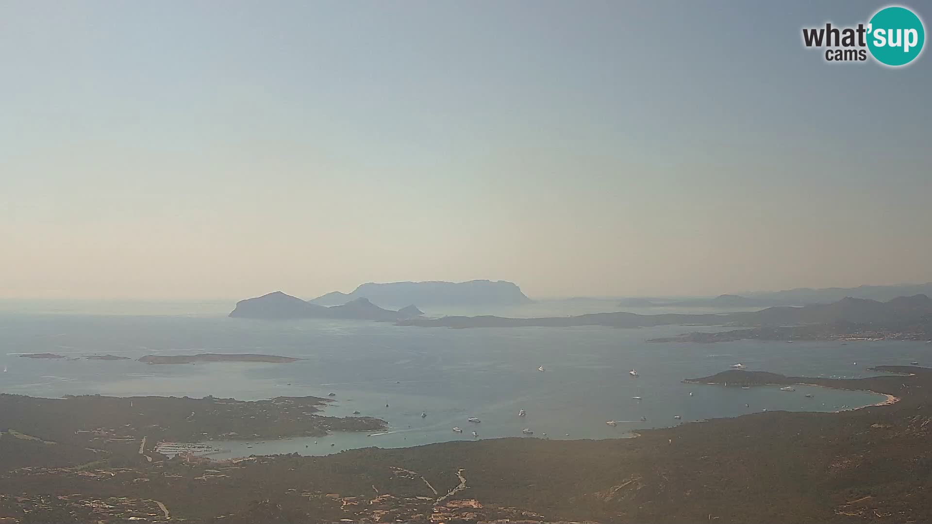 Monte Moro camera en vivo Costa Smeralda vista panorámica Cerdeña