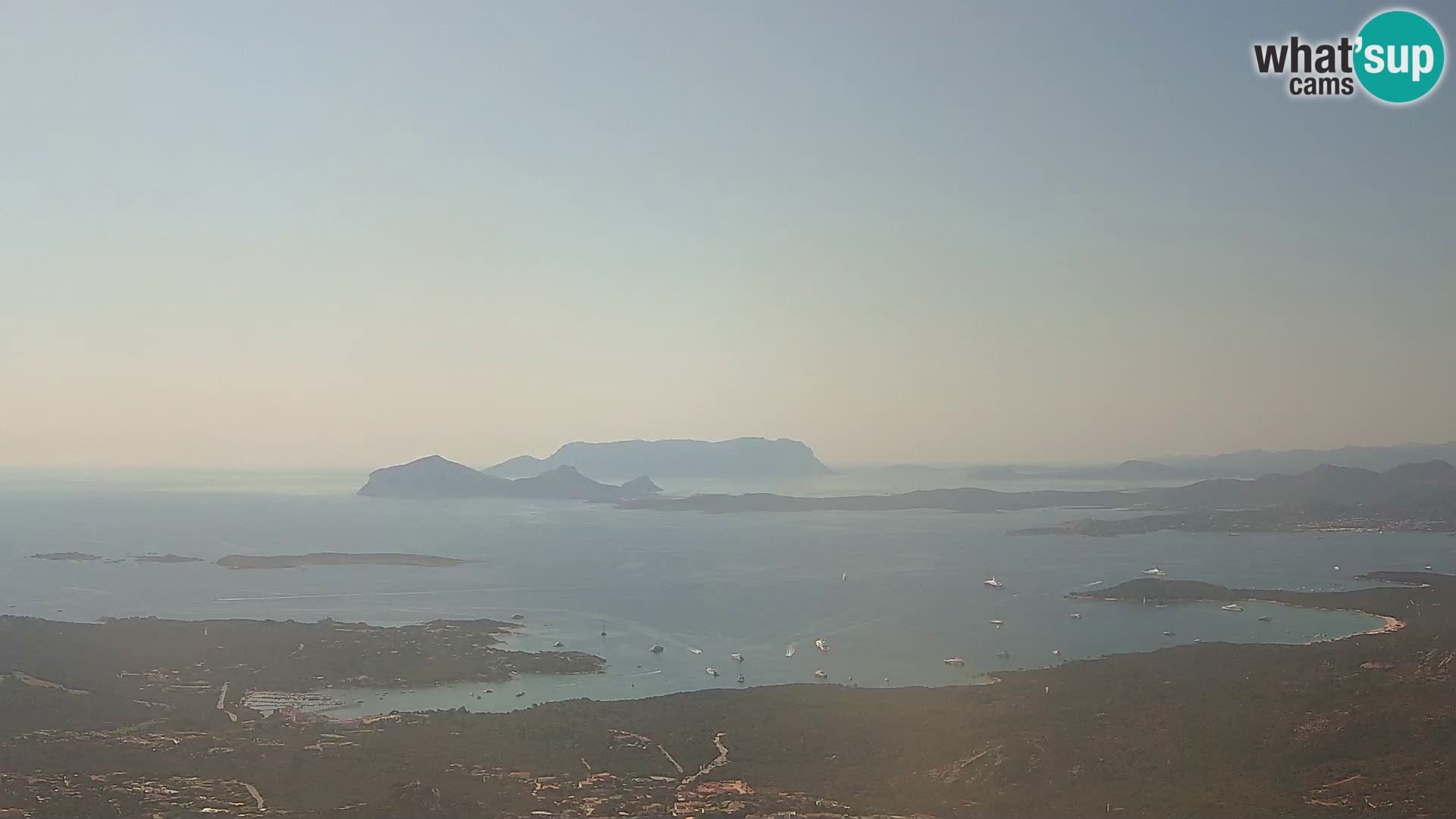 Monte Moro camera en vivo Costa Smeralda vista panorámica Cerdeña